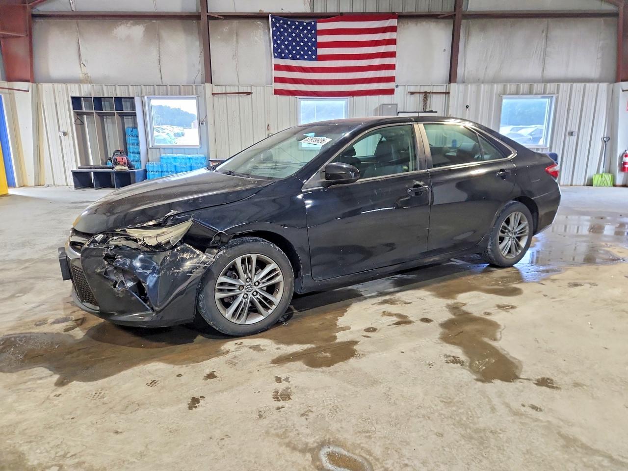 2015 Toyota Camry Se Black vin: 4T1BF1FK2FU485616