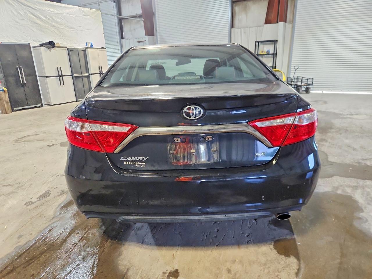 2015 Toyota Camry Se Black vin: 4T1BF1FK2FU485616
