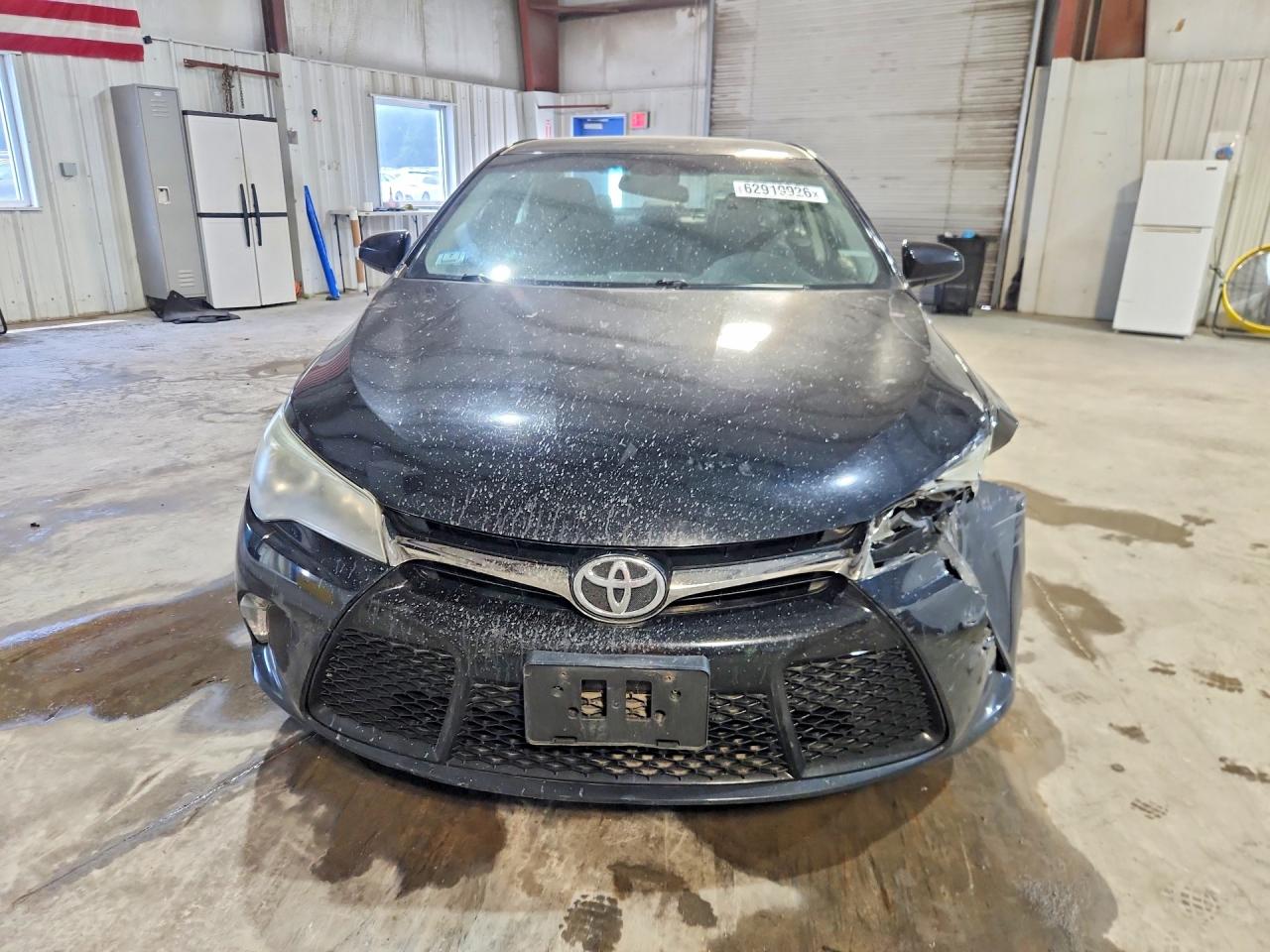 2015 Toyota Camry Se Black vin: 4T1BF1FK2FU485616