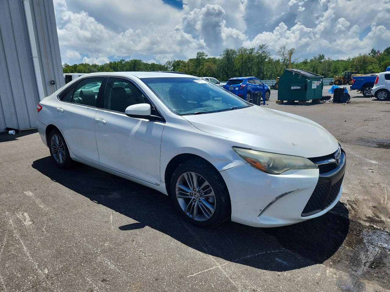 2015 Toyota Camry Se Белый vin: 4T1BF1FK2FU485731