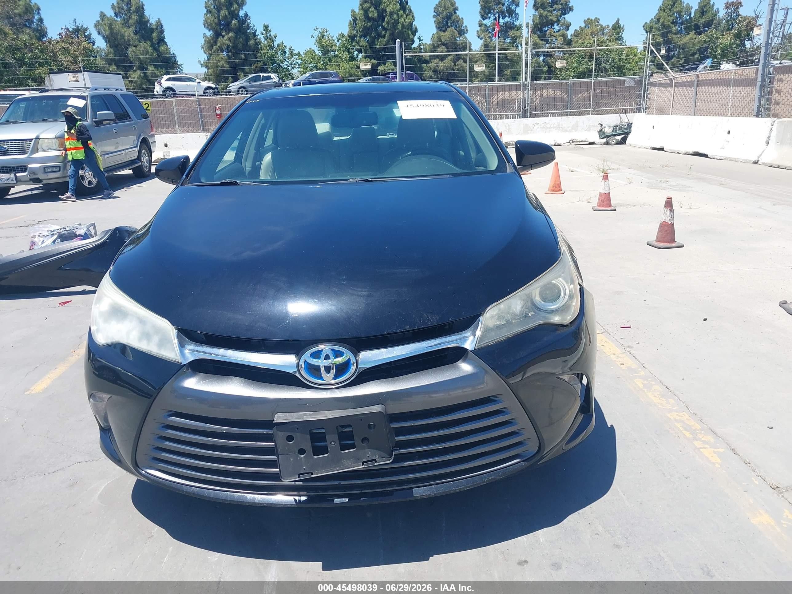 2015 Toyota Camry Xle Black vin: 4T1BF1FK2FU875258