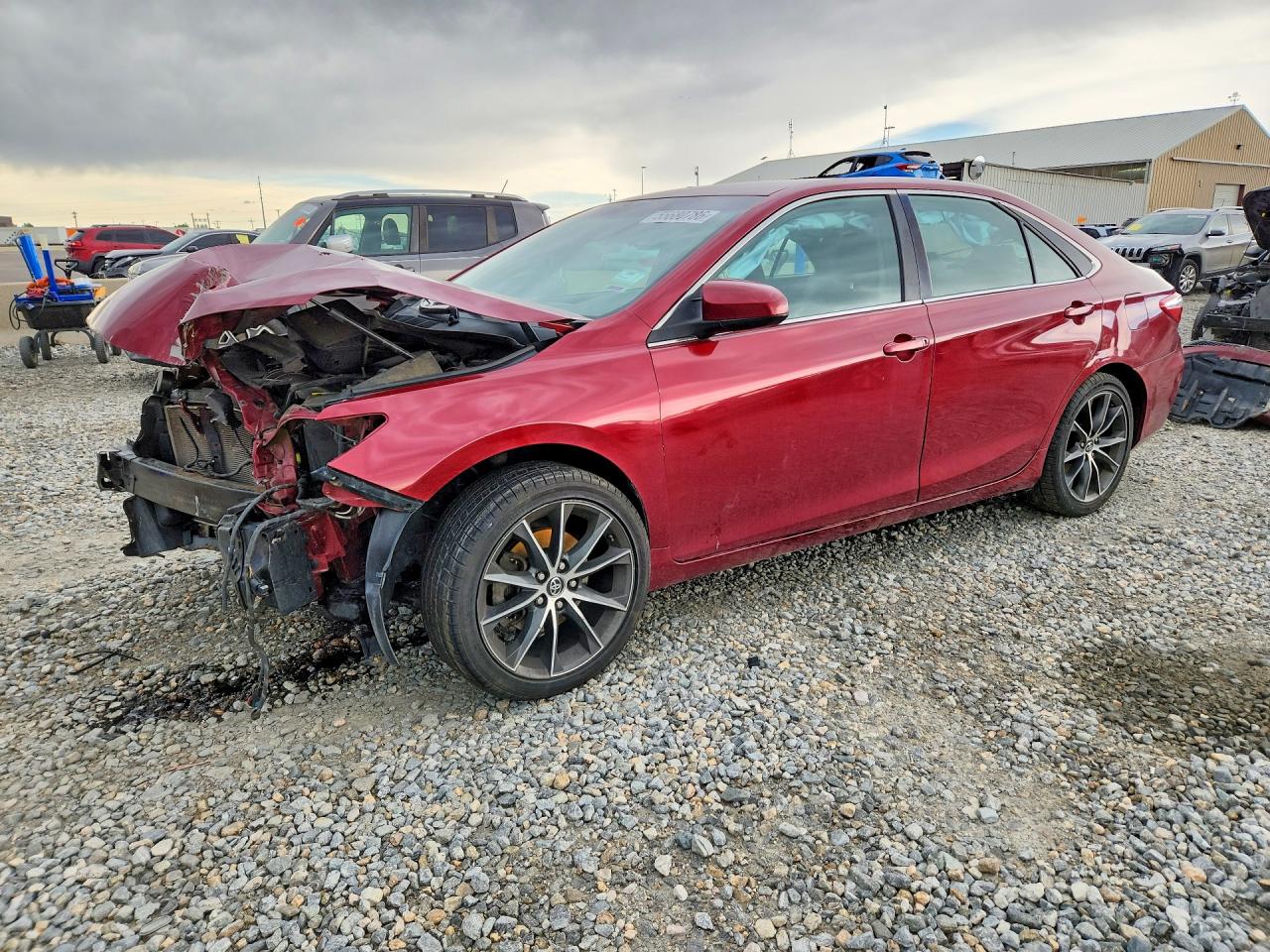 2015 Toyota Camry Xse Red vin: 4T1BF1FK2FU875356