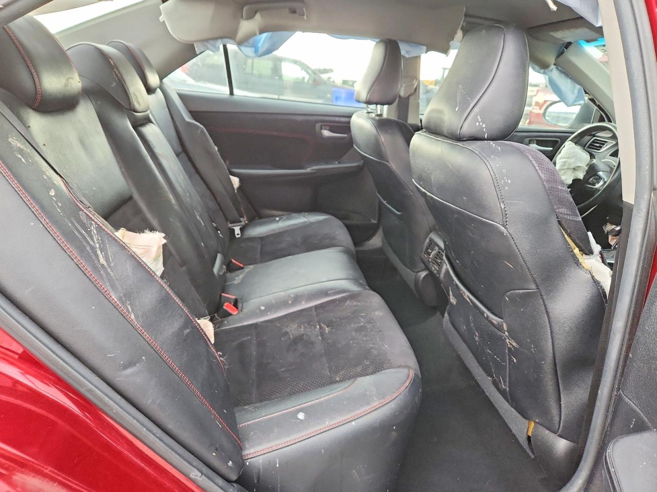 2015 Toyota Camry Xse Red vin: 4T1BF1FK2FU875356