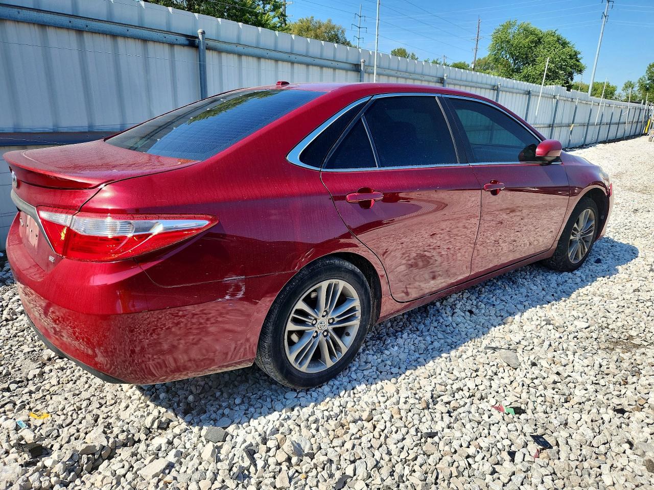 2015 Toyota Camry Se Красный vin: 4T1BF1FK2FU891881