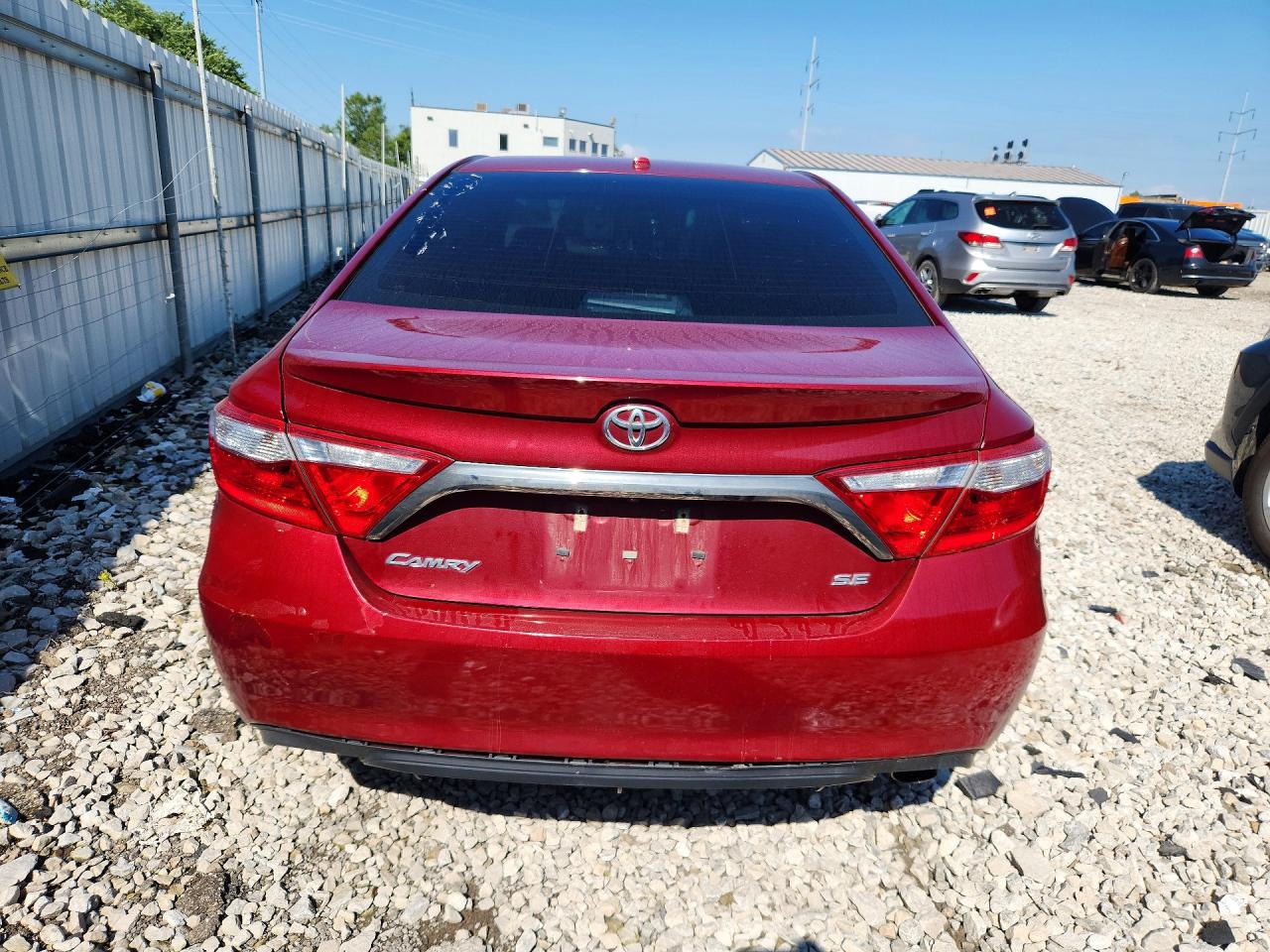 2015 Toyota Camry Se Красный vin: 4T1BF1FK2FU891881
