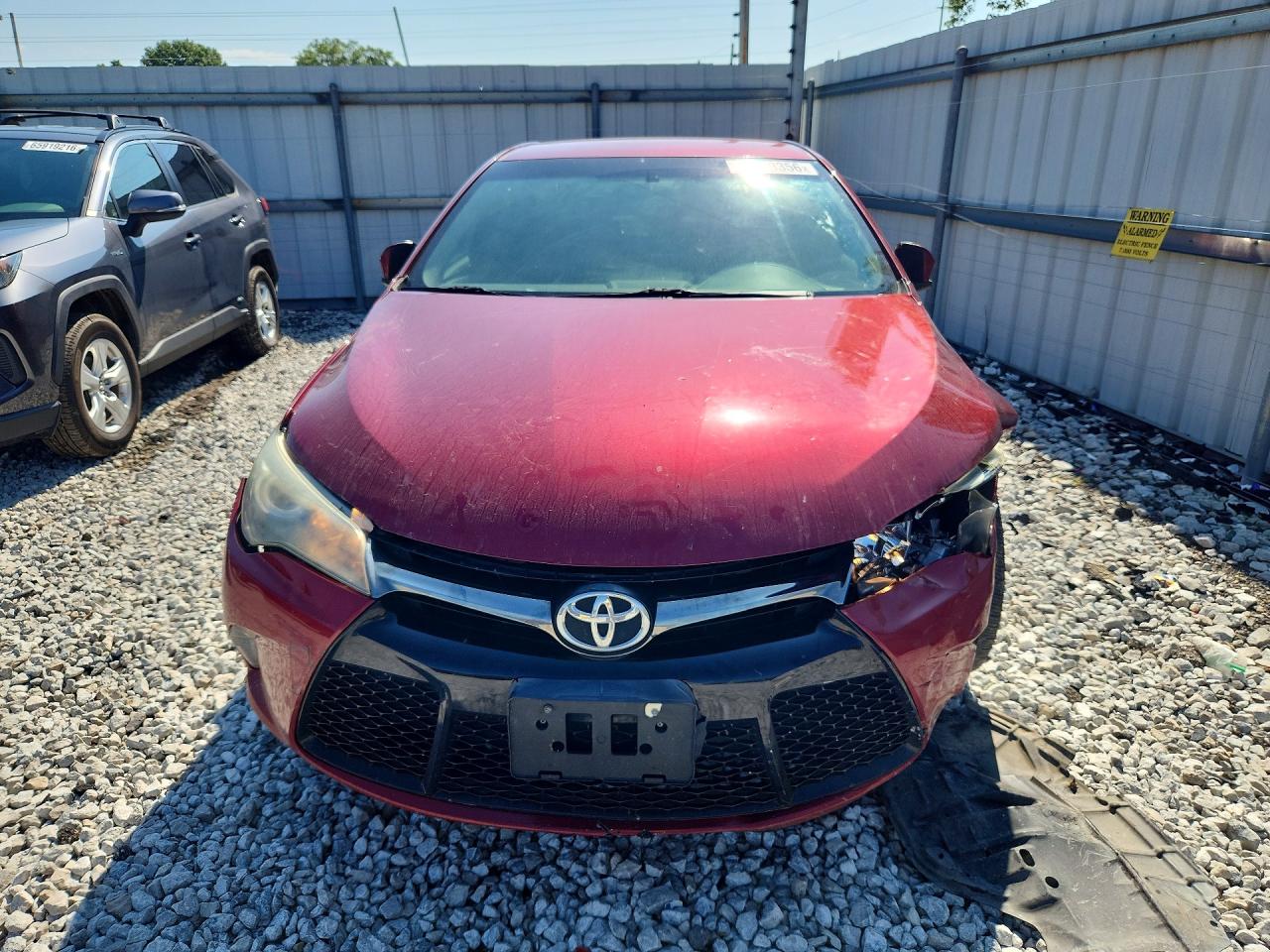 2015 Toyota Camry Se Красный vin: 4T1BF1FK2FU891881