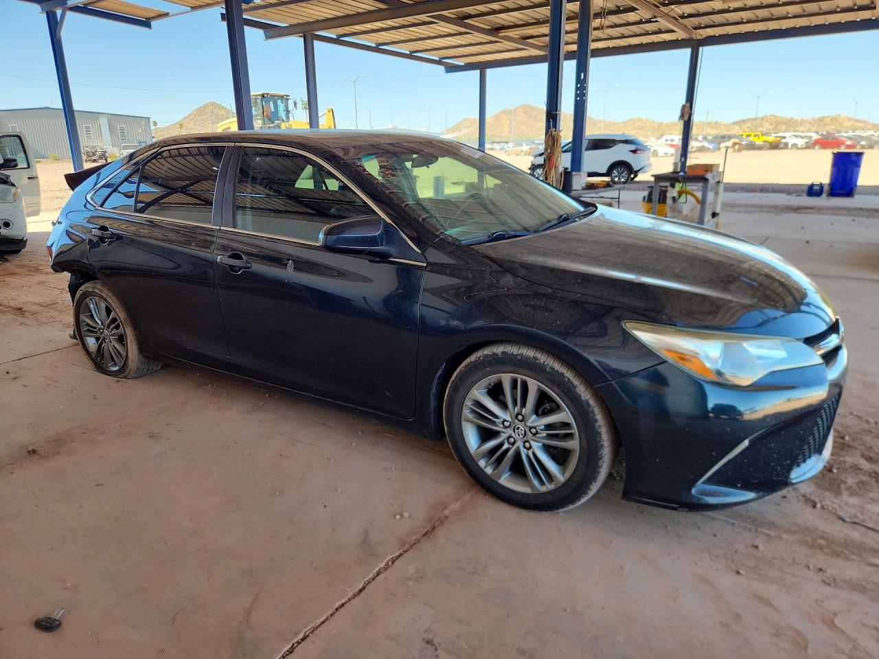 2015 Toyota Camry Se Blue vin: 4T1BF1FK2FU909294