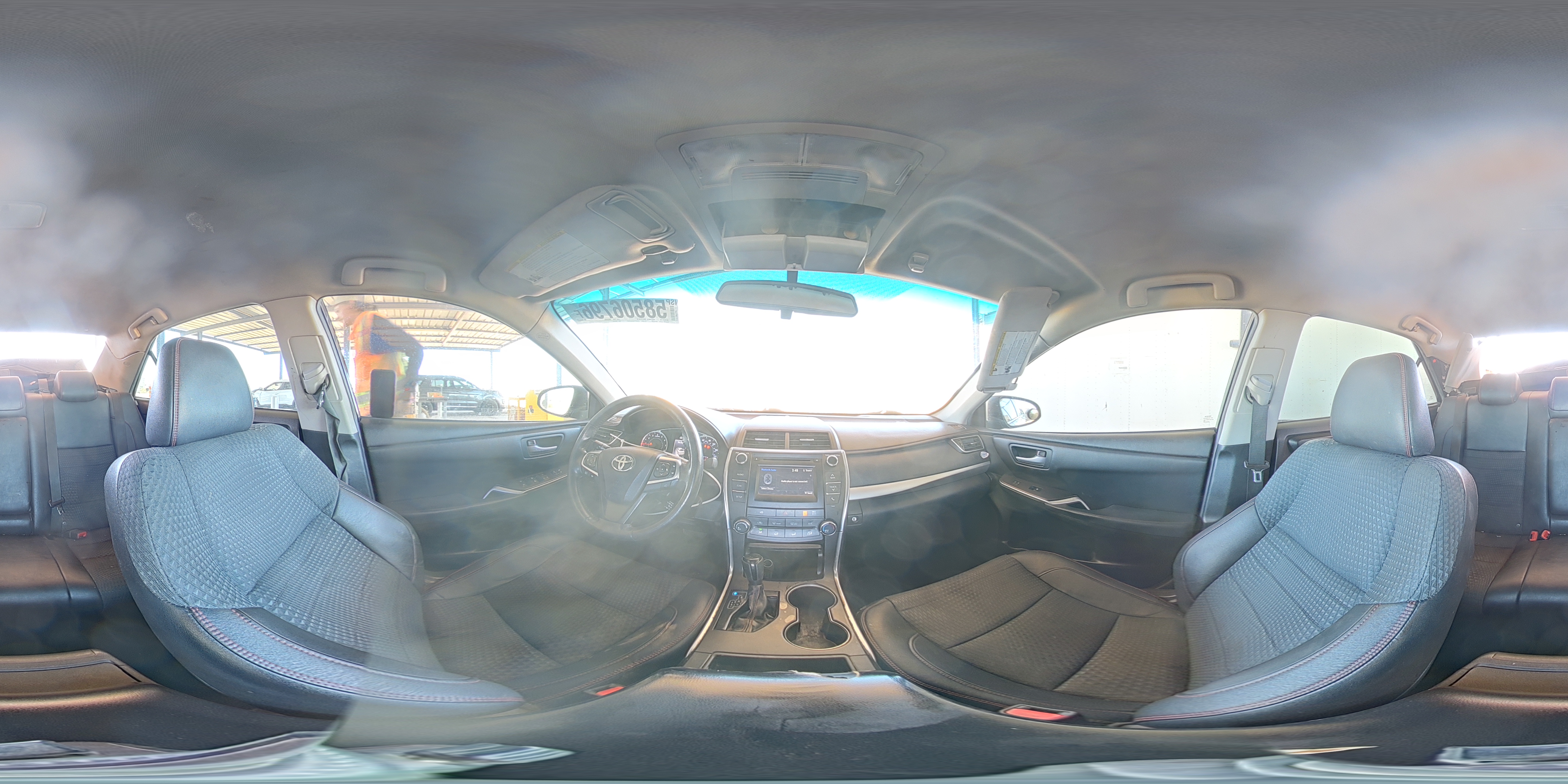 2015 Toyota Camry Se Blue vin: 4T1BF1FK2FU909294