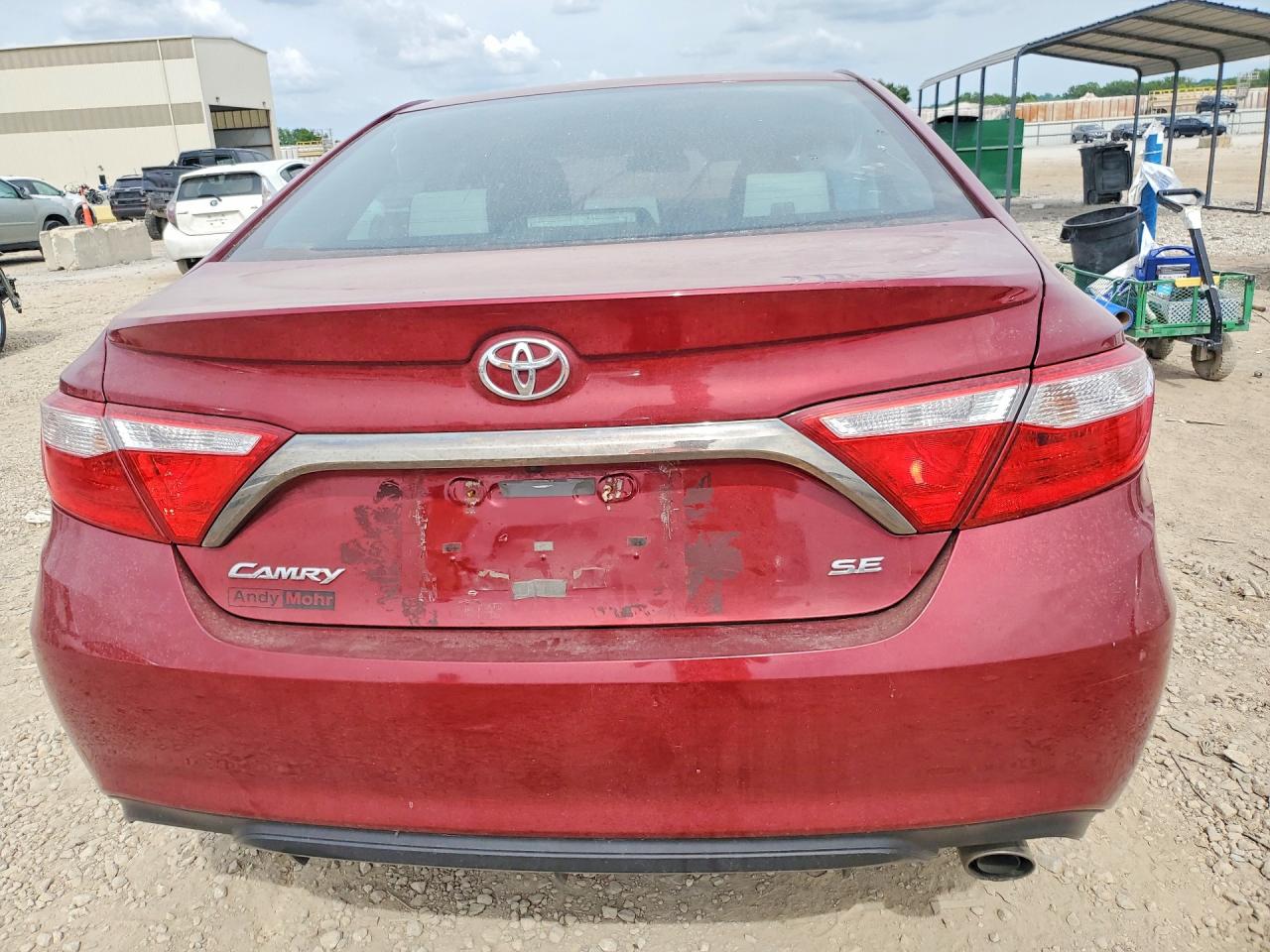 2015 Toyota Camry Se Бордовый vin: 4T1BF1FK2FU933479