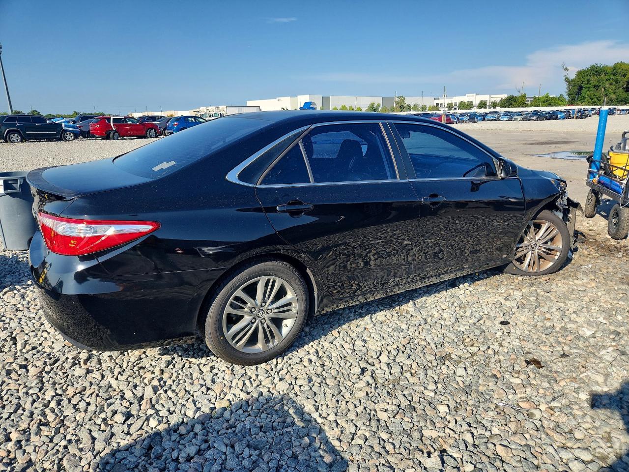 2015 Toyota Camry Se Black vin: 4T1BF1FK2FU934390