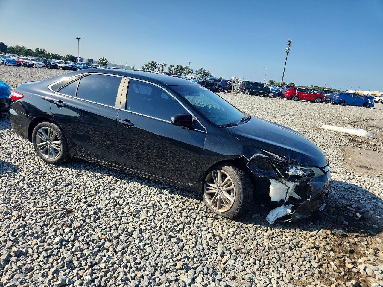 2015 Toyota Camry Se Black vin: 4T1BF1FK2FU934390