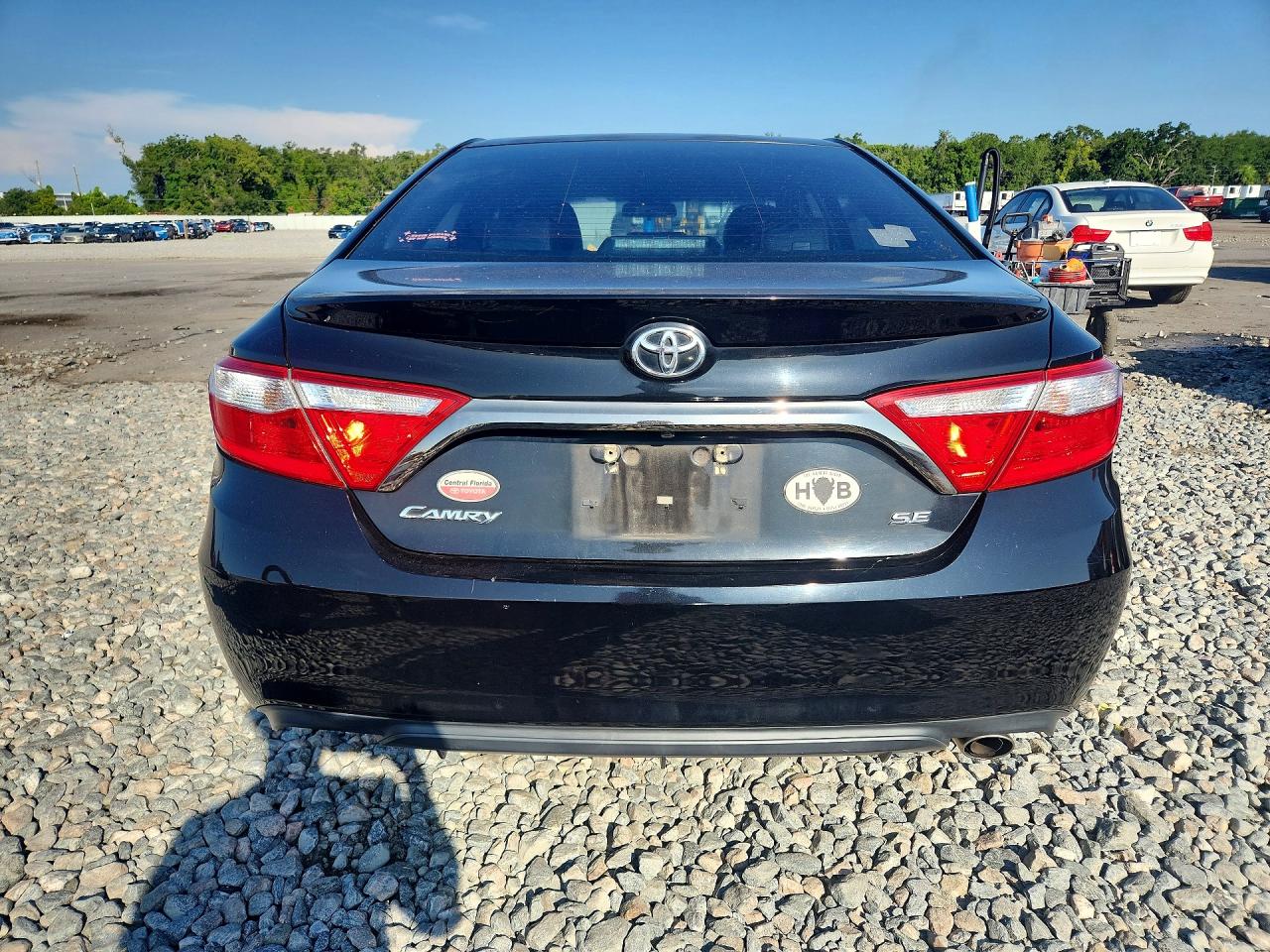 2015 Toyota Camry Se Black vin: 4T1BF1FK2FU934390