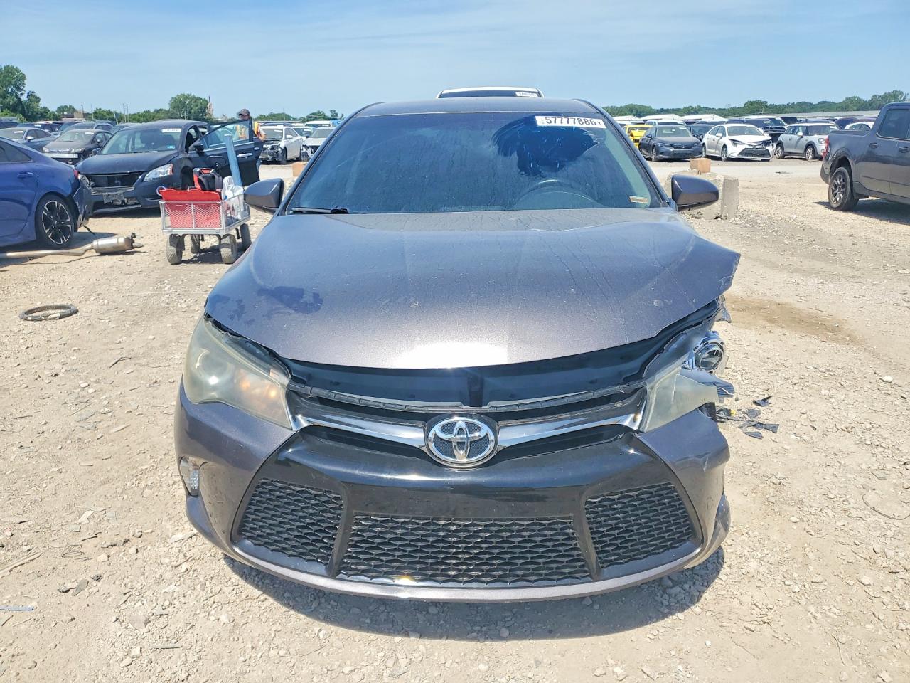 2015 Toyota Camry Se Gray vin: 4T1BF1FK2FU941775