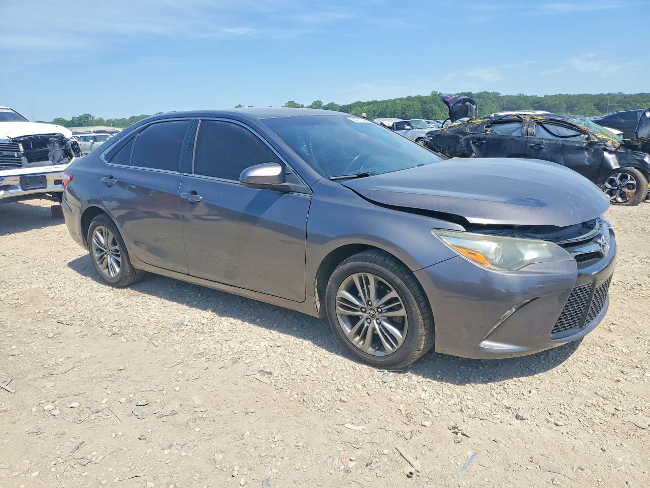 2015 Toyota Camry Se Gray vin: 4T1BF1FK2FU941775