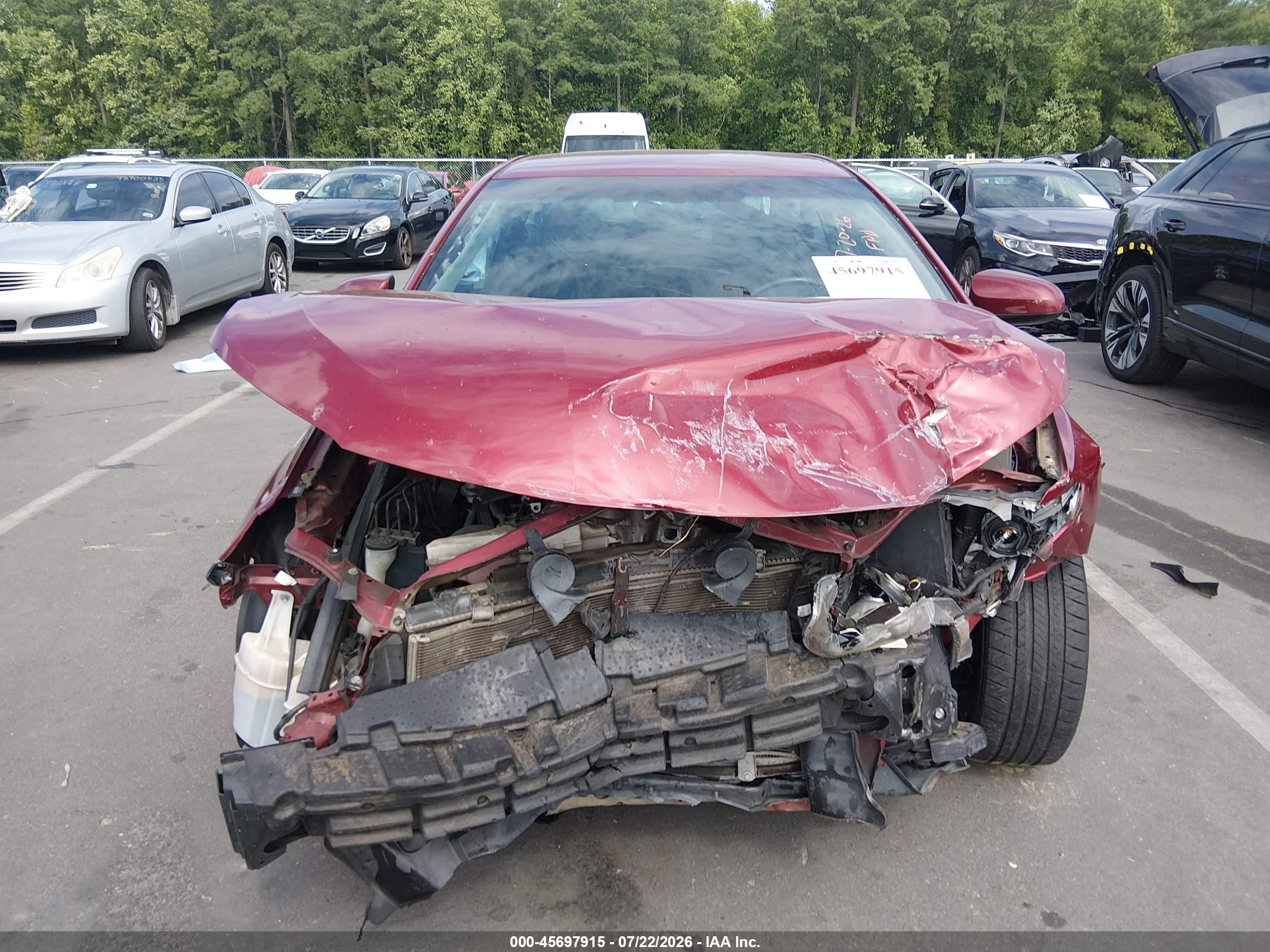 2015 Toyota Camry Se Красный vin: 4T1BF1FK2FU943106
