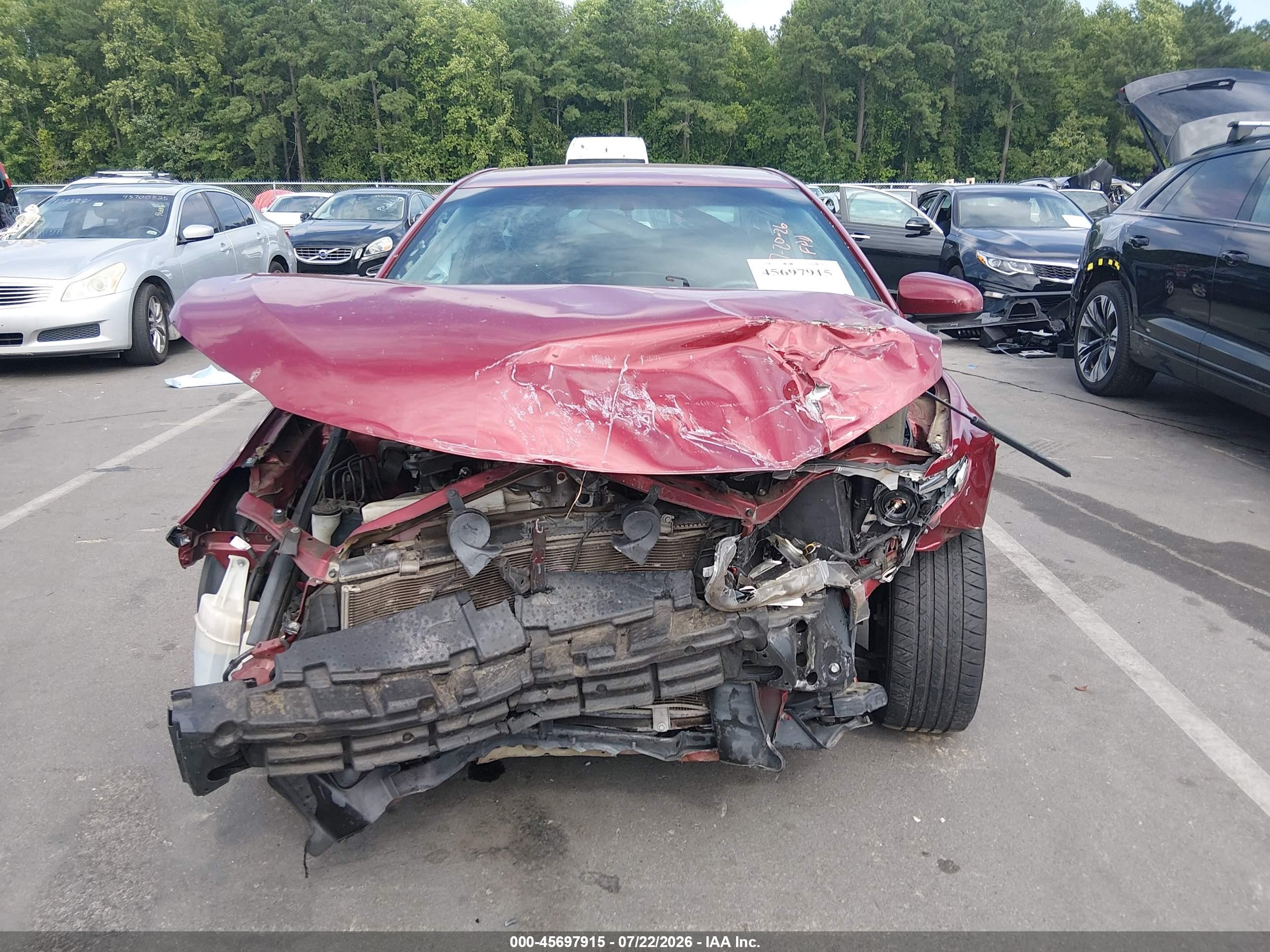 2015 Toyota Camry Se Красный vin: 4T1BF1FK2FU943106