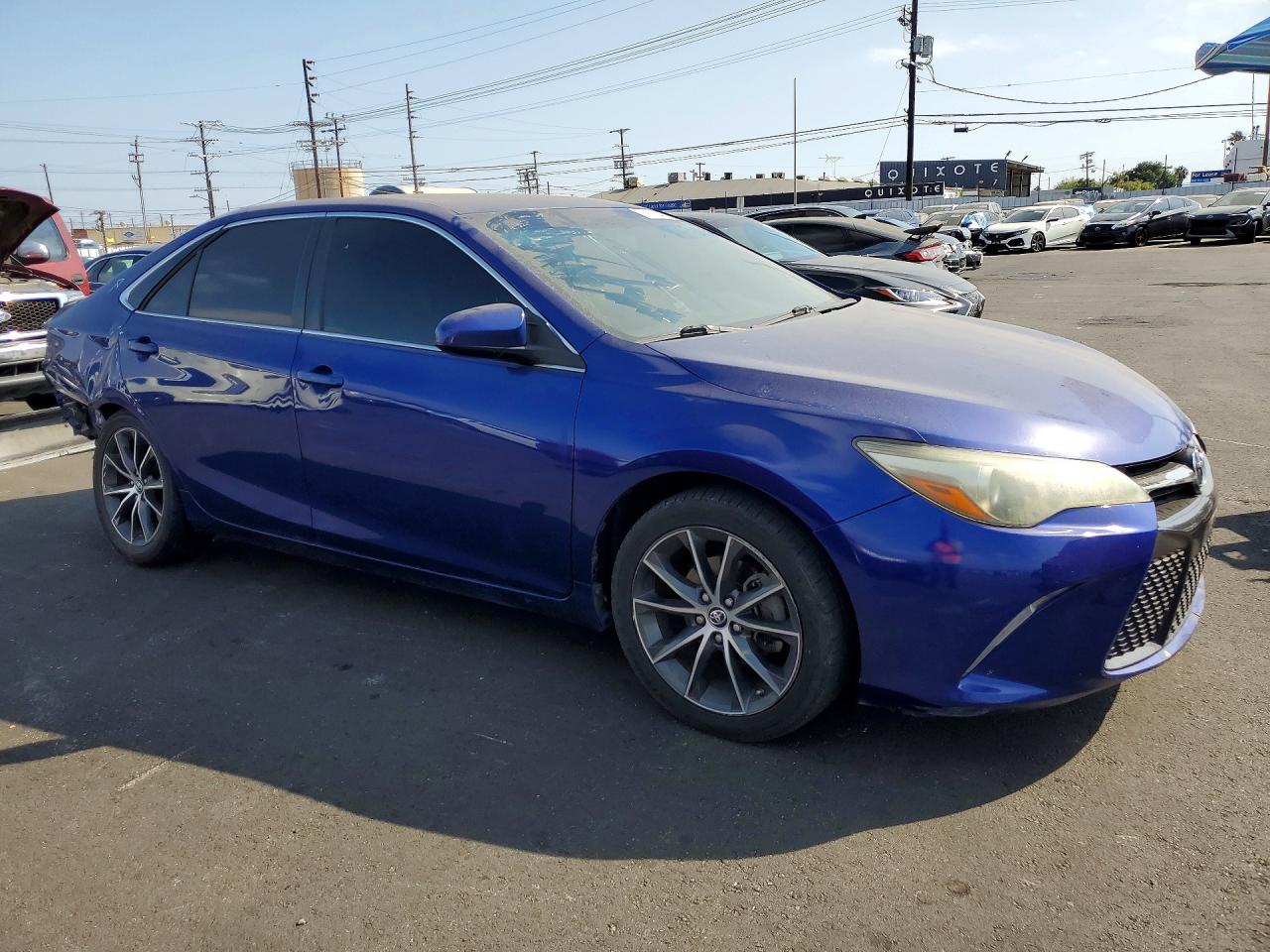 2015 Toyota Camry Xse Blue vin: 4T1BF1FK2FU948502