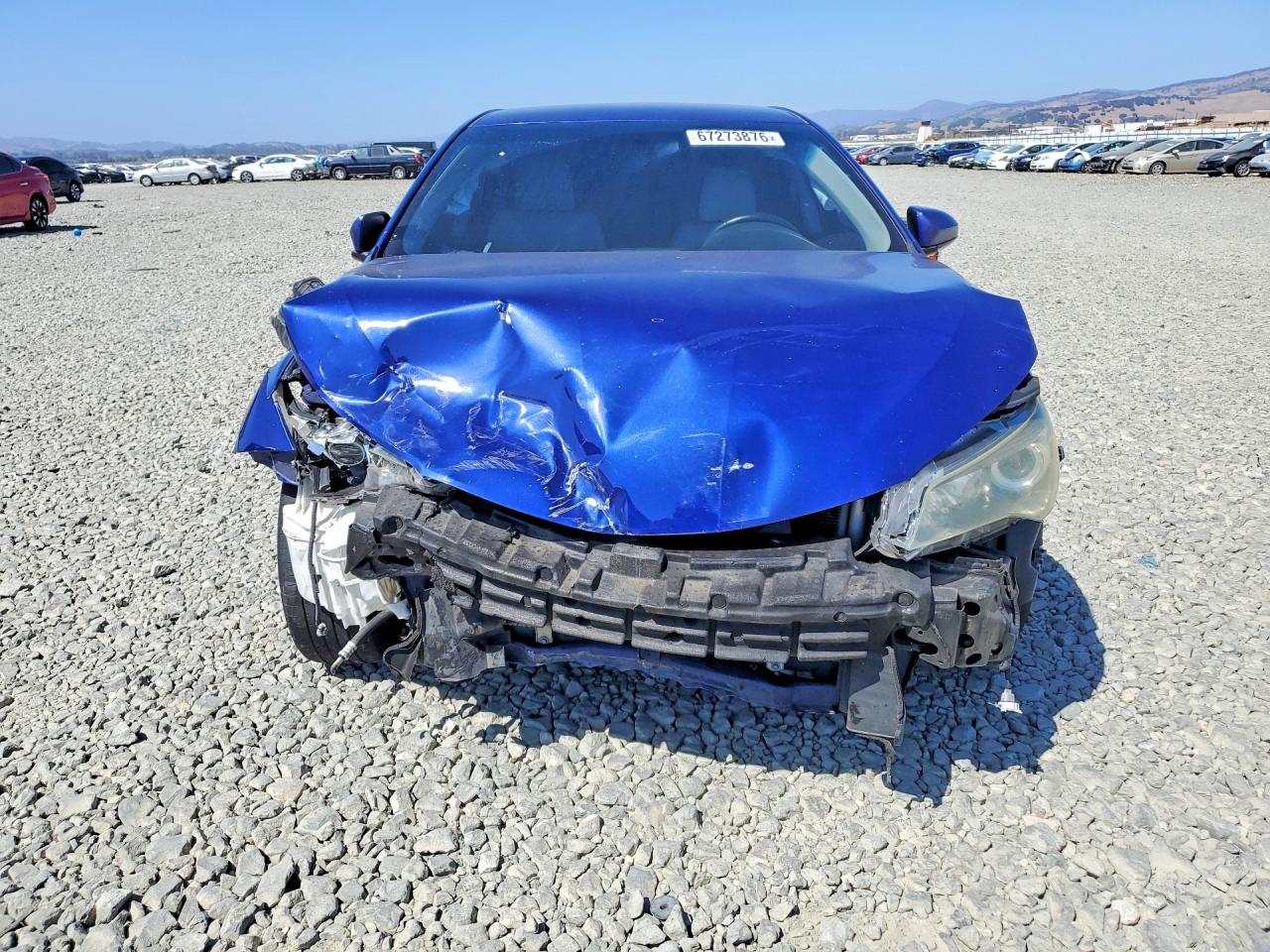 2015 Toyota Camry Se Blue vin: 4T1BF1FK2FU950556