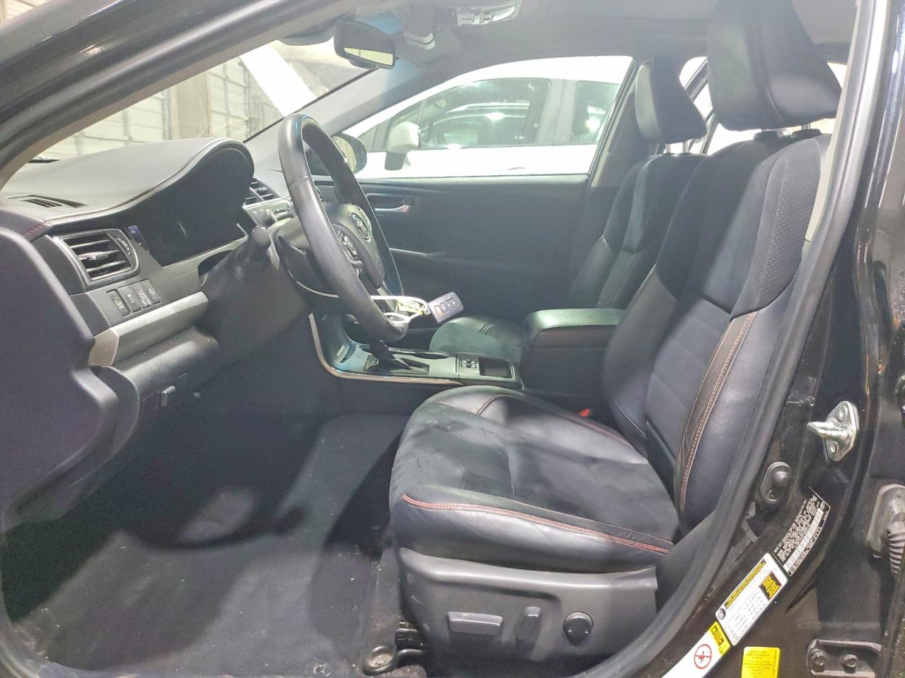 2015 Toyota Camry Xse Black vin: 4T1BF1FK2FU952789