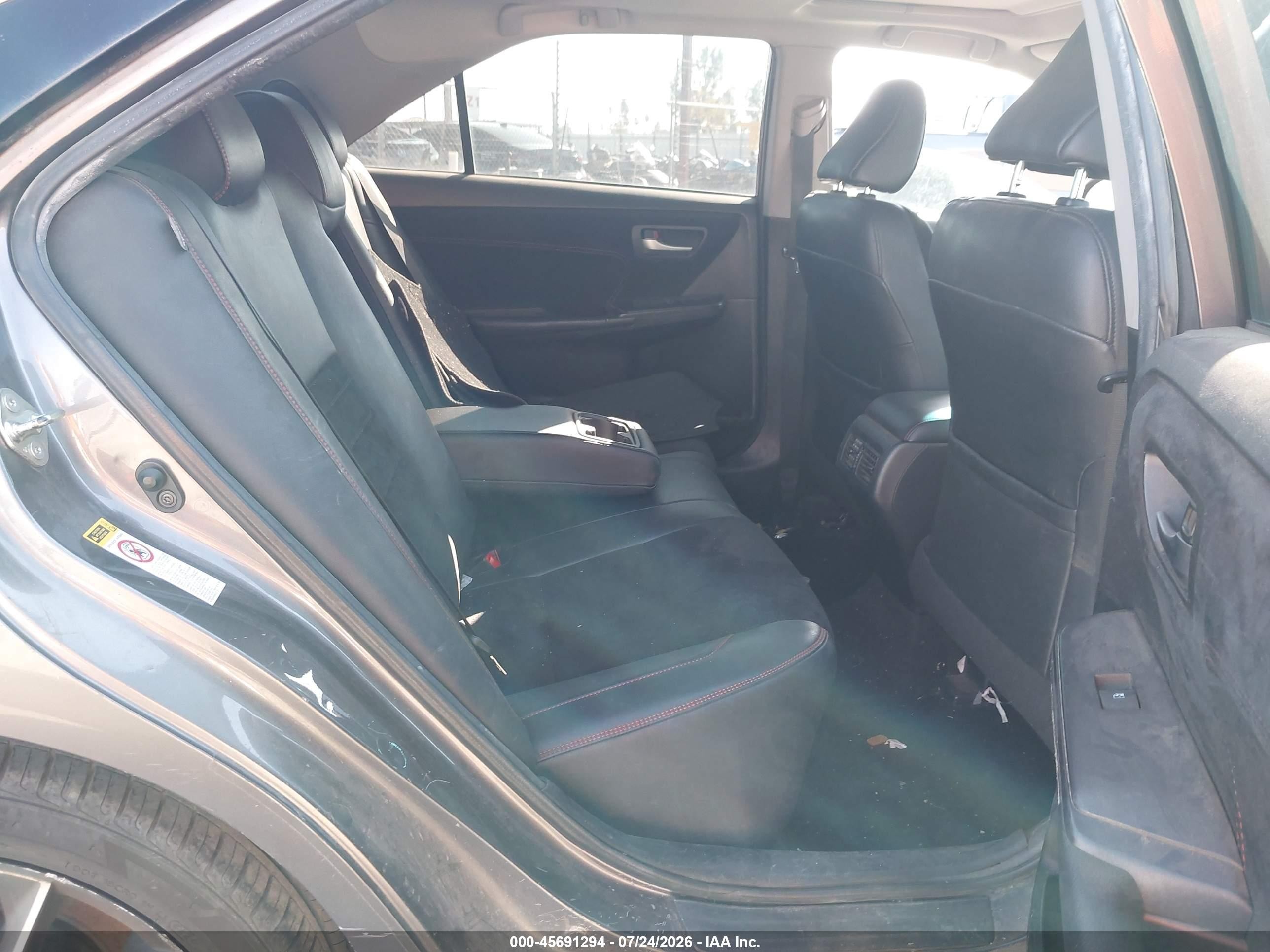 2015 Toyota Camry Xse Gray vin: 4T1BF1FK2FU963758