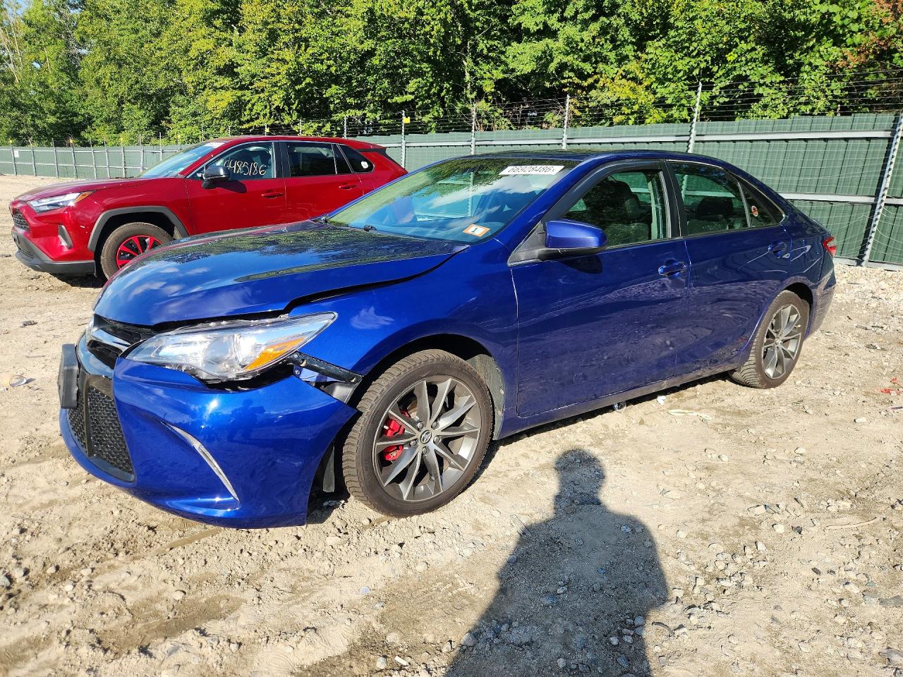 2015 Toyota Camry Xse Blue vin: 4T1BF1FK2FU975375