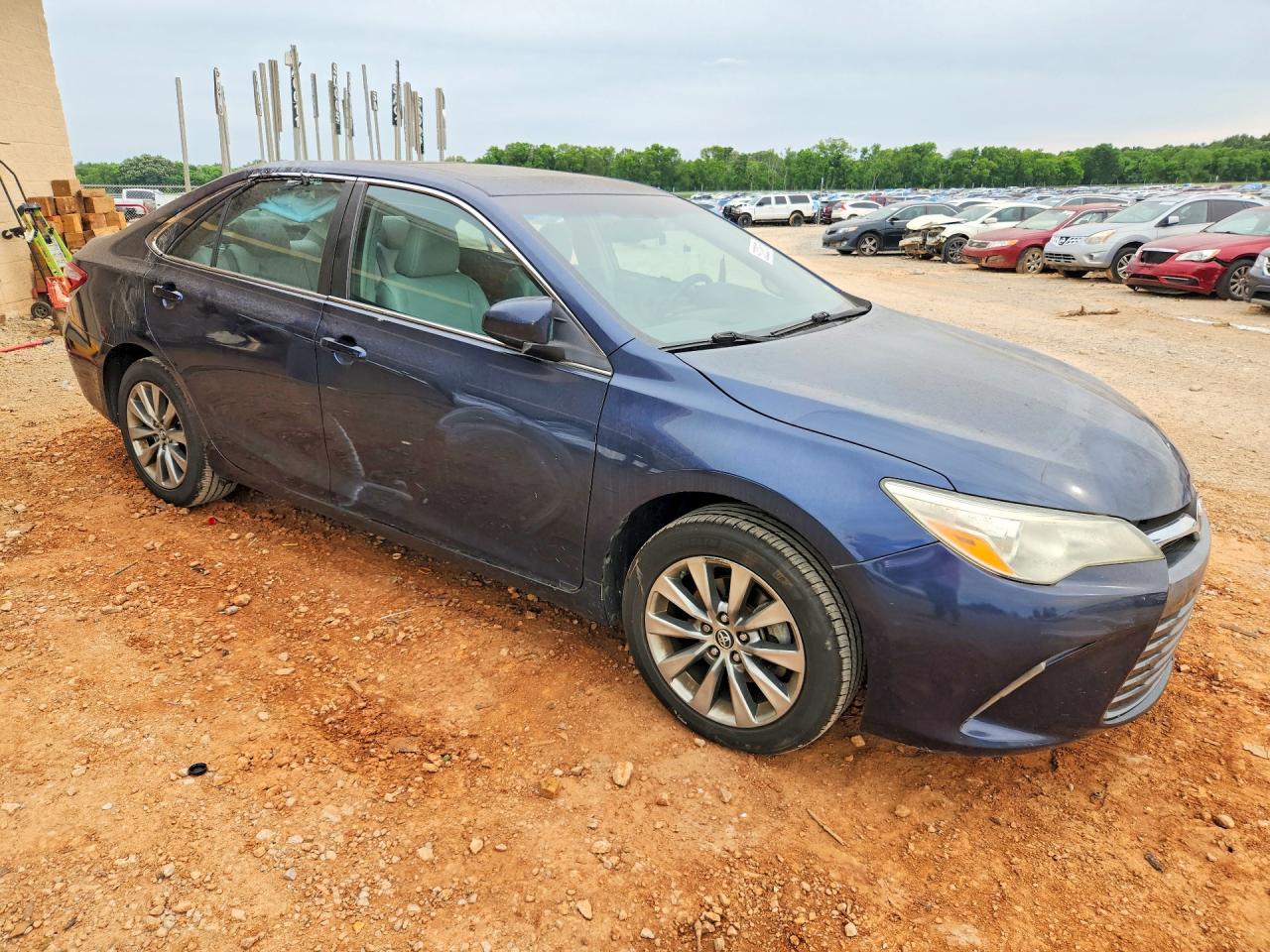 2015 Toyota Camry Xle Blue vin: 4T1BF1FK2FU982990