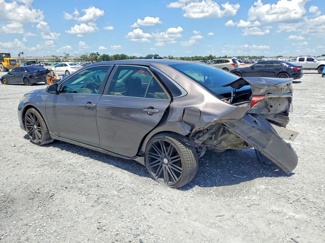 2015 Toyota Camry Se Gray vin: 4T1BF1FK2FU987073