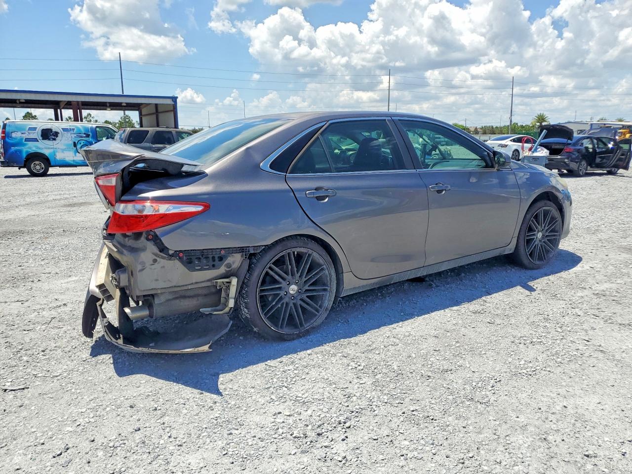 2015 Toyota Camry Se Gray vin: 4T1BF1FK2FU987073