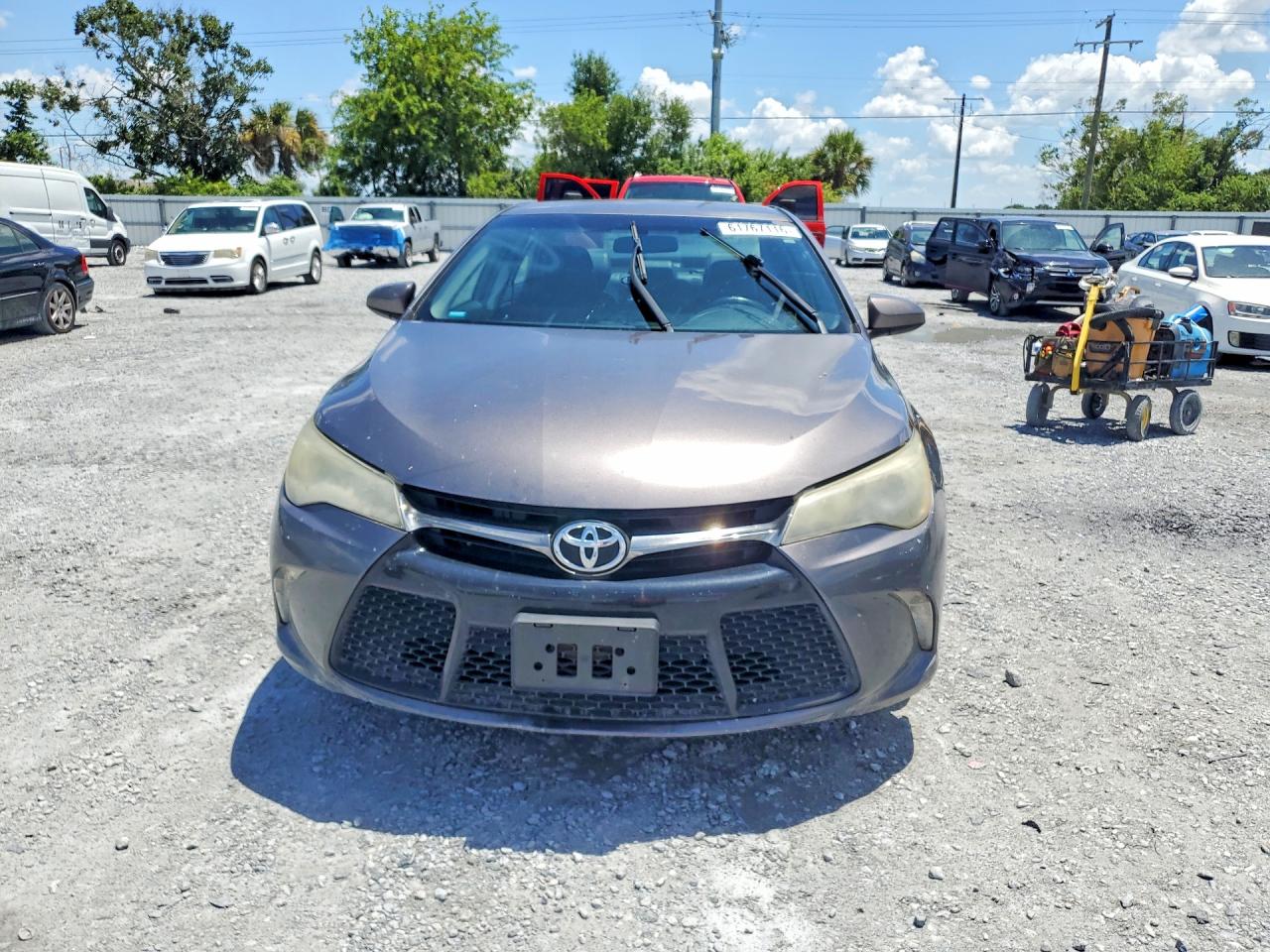 2015 Toyota Camry Se Gray vin: 4T1BF1FK2FU987073