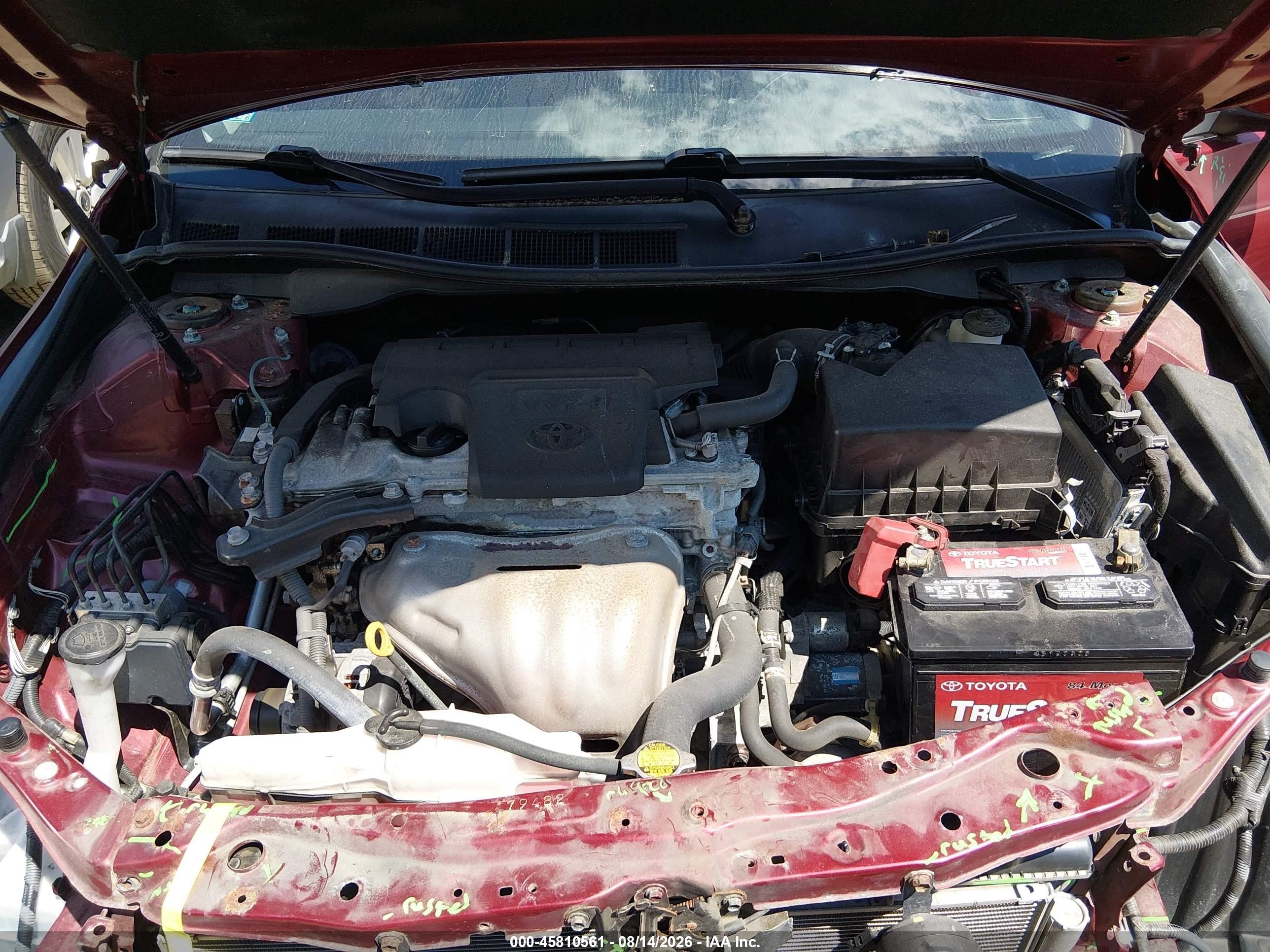 2015 Toyota Camry Se Red vin: 4T1BF1FK2FU987722