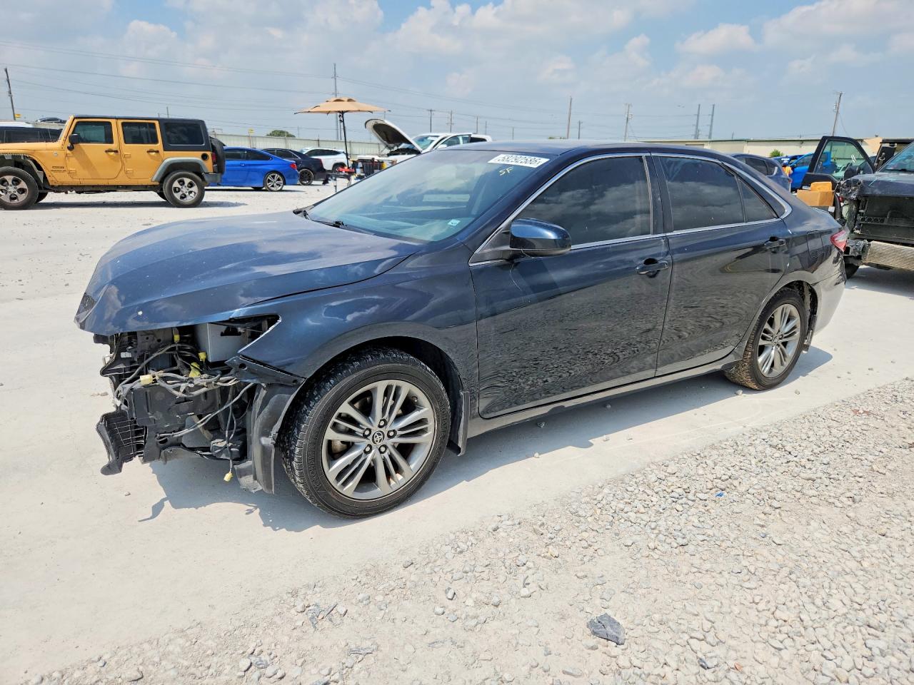 2016 Toyota Camry Se Черный vin: 4T1BF1FK2GU123593