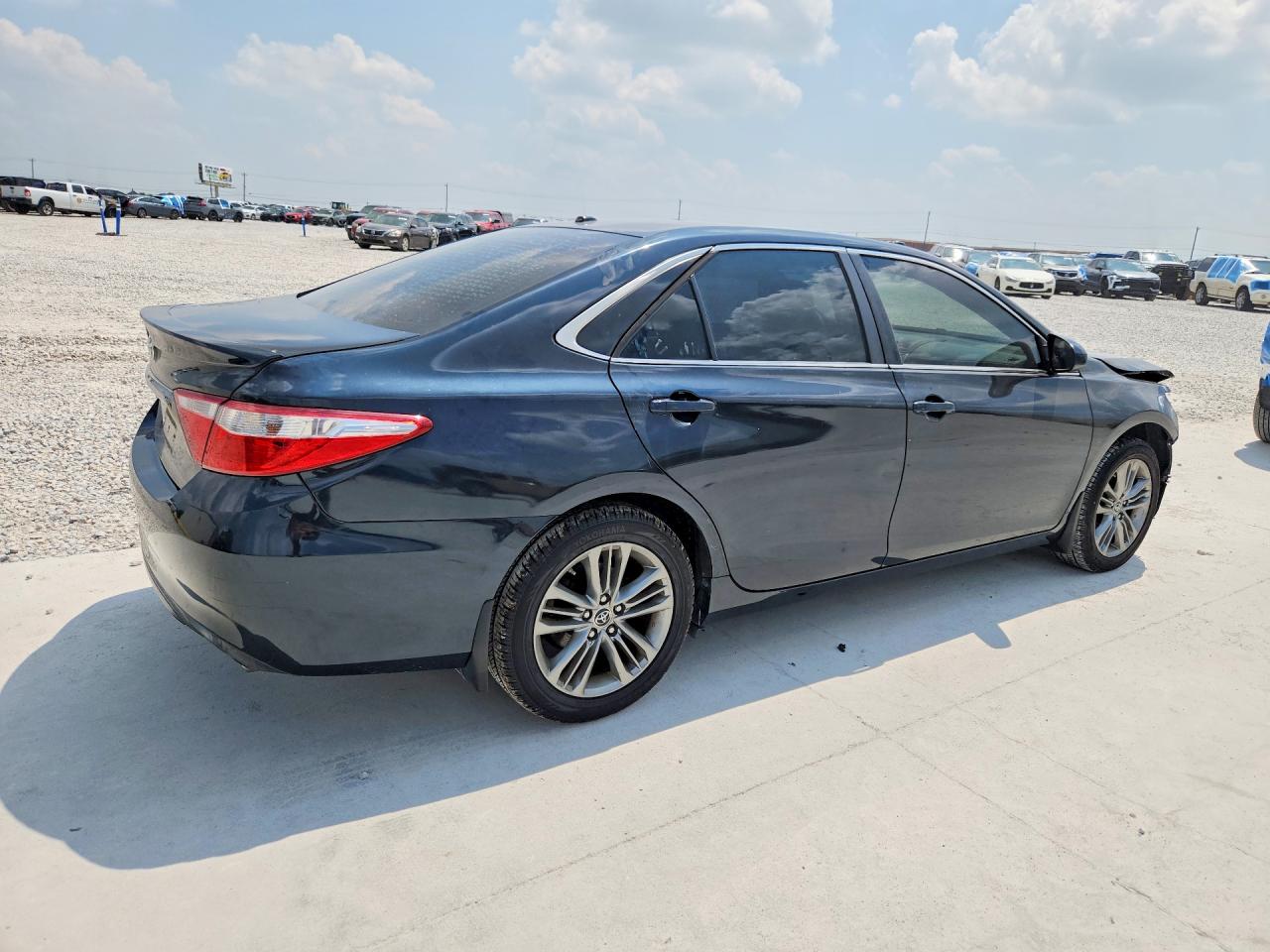 2016 Toyota Camry Se Black vin: 4T1BF1FK2GU123593