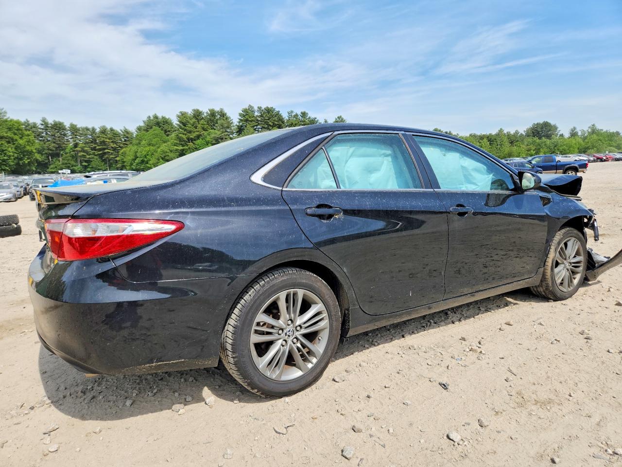 2016 Toyota Camry Se Black vin: 4T1BF1FK2GU155993