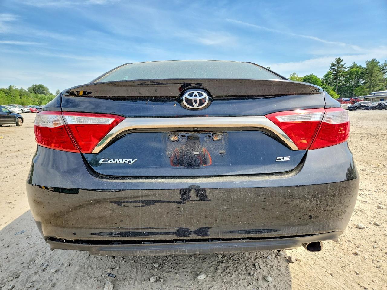 2016 Toyota Camry Se Black vin: 4T1BF1FK2GU155993