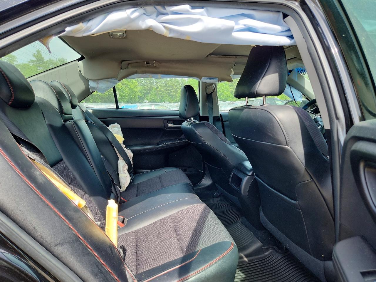 2016 Toyota Camry Se Black vin: 4T1BF1FK2GU155993