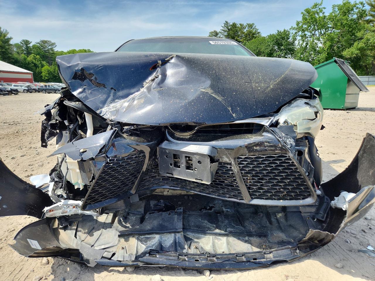 2016 Toyota Camry Se Black vin: 4T1BF1FK2GU155993