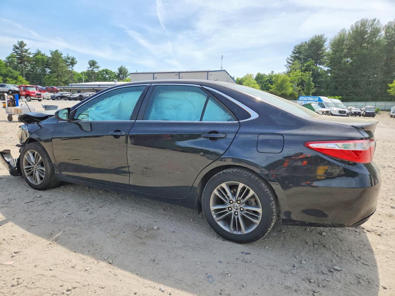 2016 Toyota Camry Se Black vin: 4T1BF1FK2GU155993