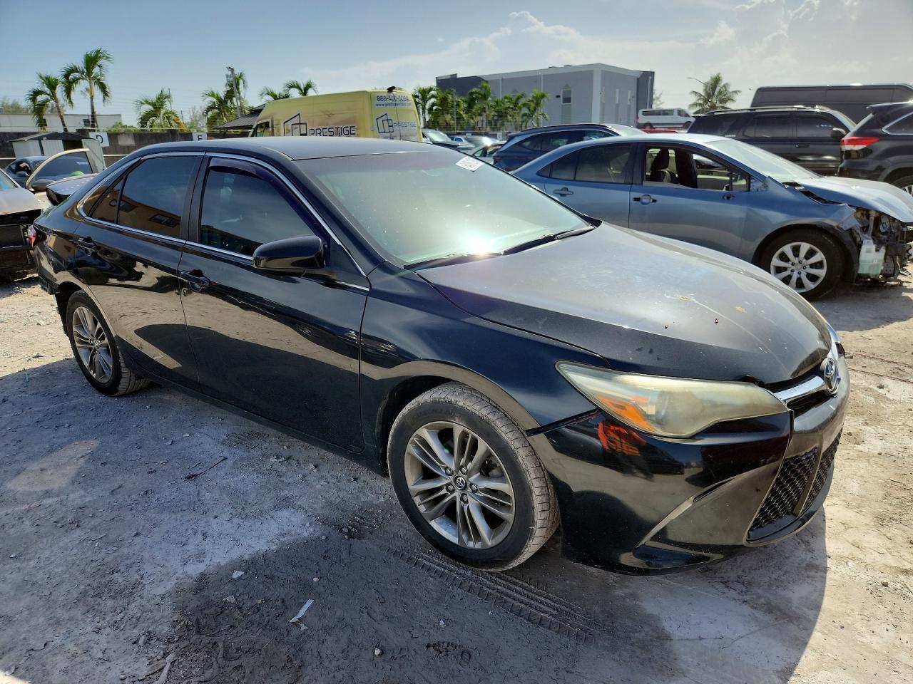 2016 Toyota Camry Se Black vin: 4T1BF1FK2GU240980