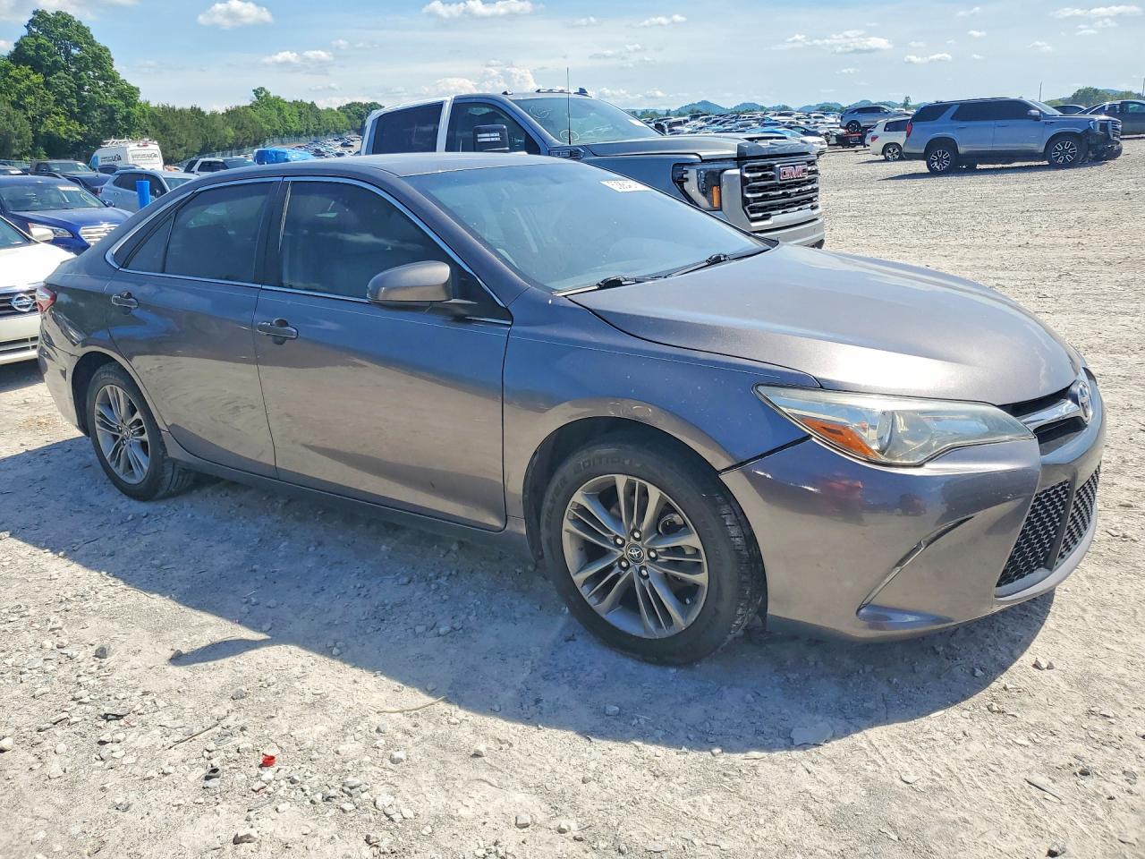 2016 Toyota Camry Se Gray vin: 4T1BF1FK2GU597995