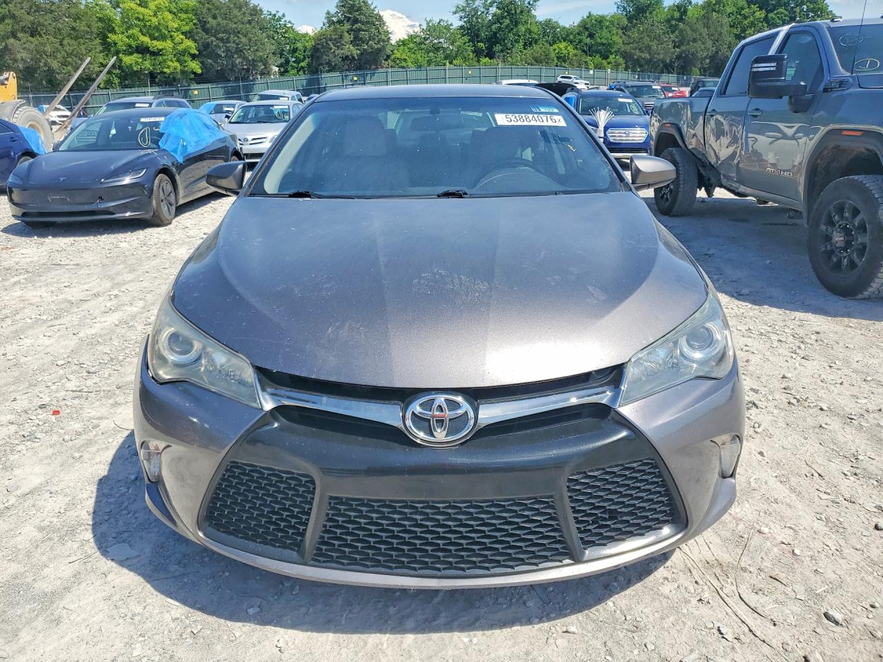 2016 Toyota Camry Se Gray vin: 4T1BF1FK2GU597995