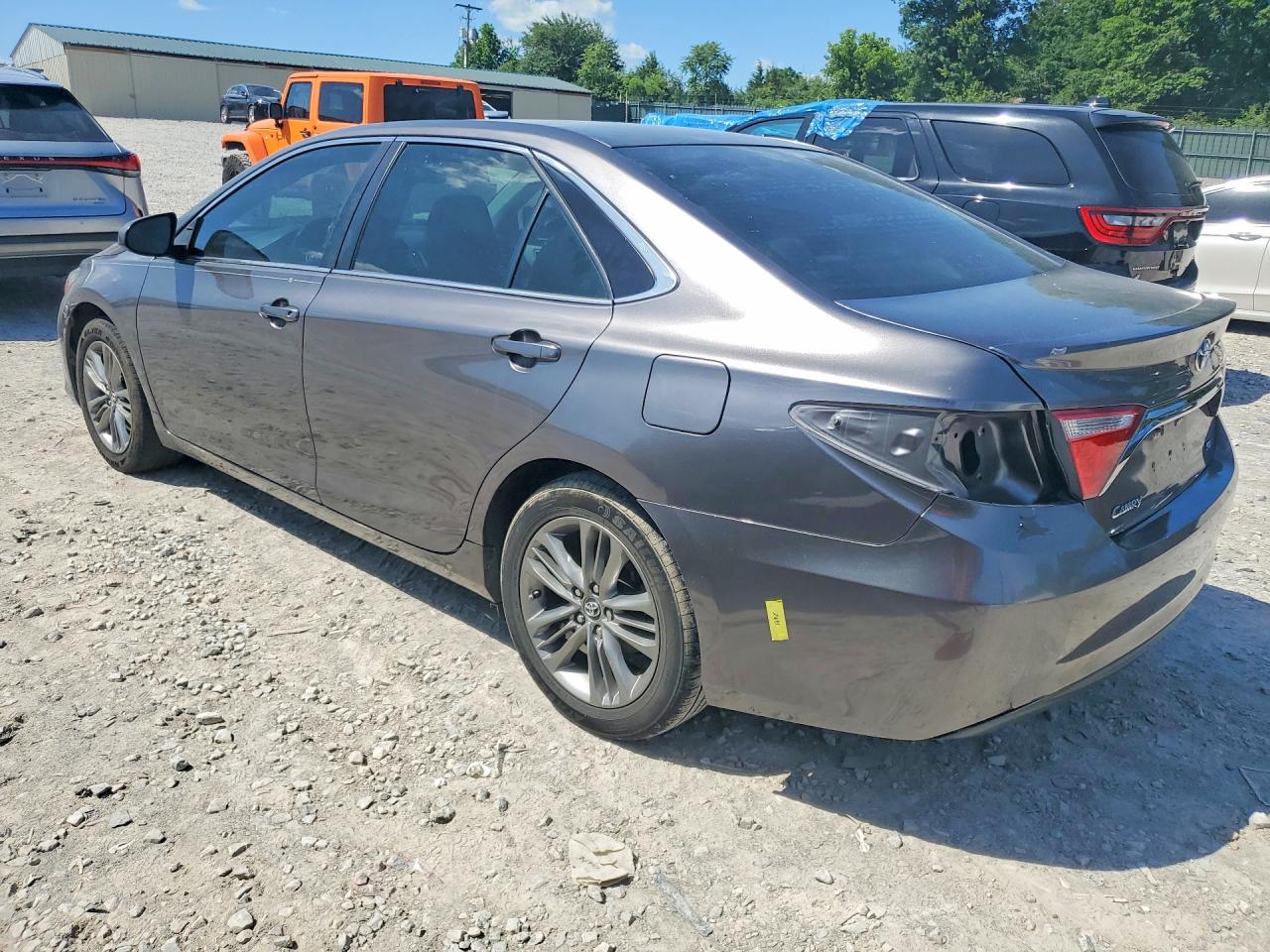 2016 Toyota Camry Se Gray vin: 4T1BF1FK2GU597995