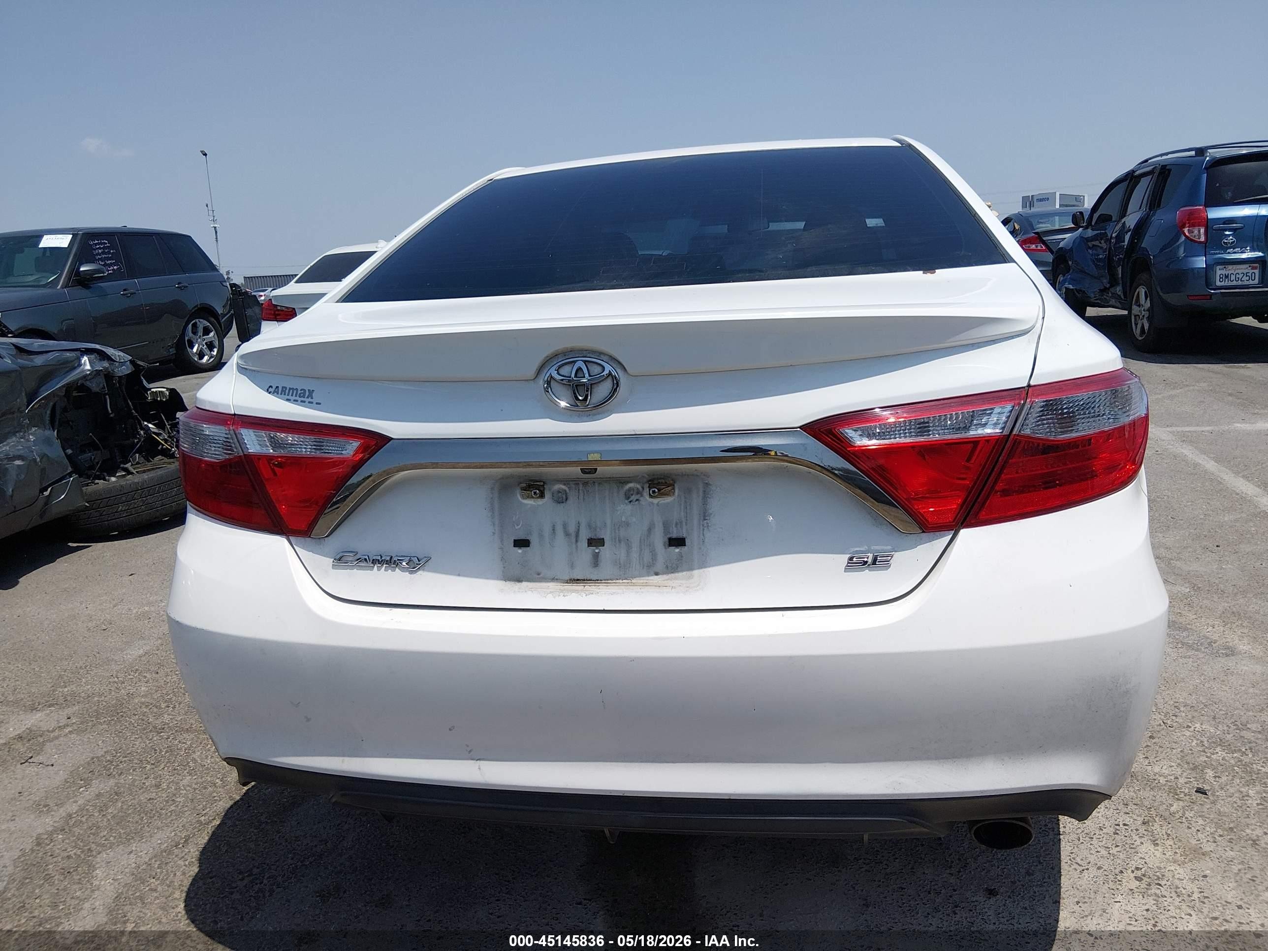 2017 Toyota Camry Se White vin: 4T1BF1FK2HU284964