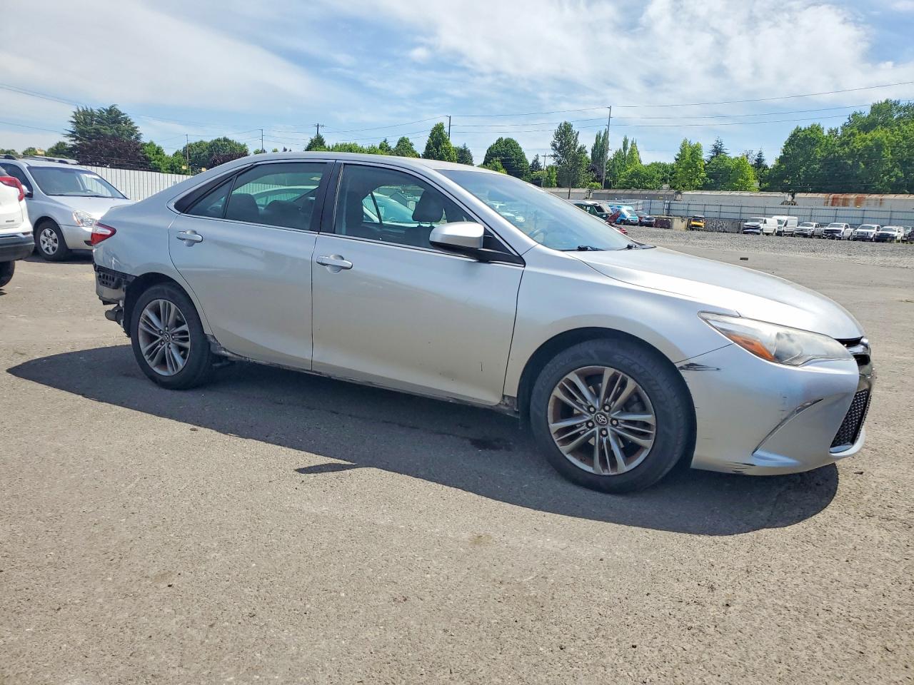 2017 Toyota Camry Se Silver vin: 4T1BF1FK2HU403046