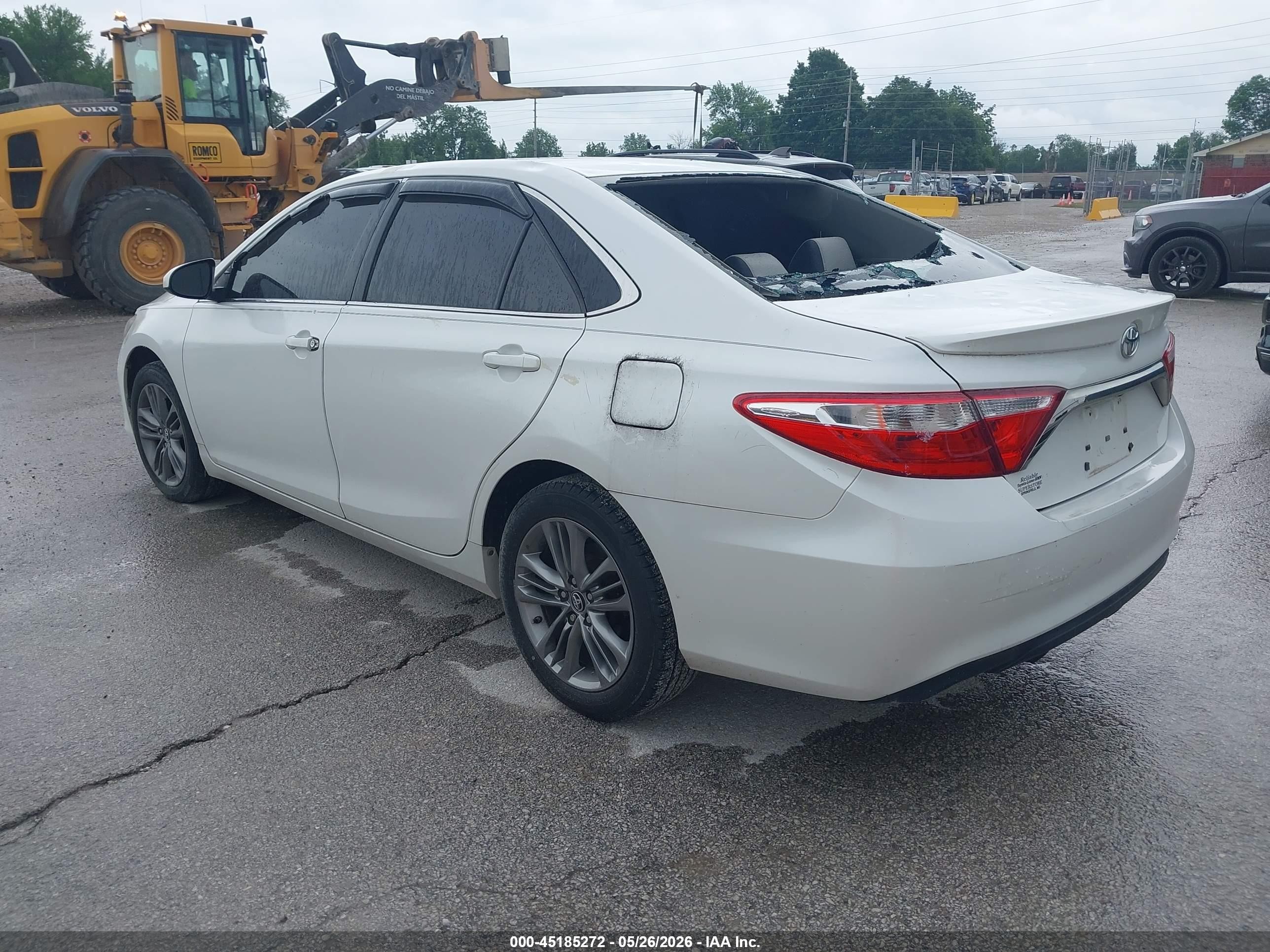 2017 Toyota Camry Se White vin: 4T1BF1FK2HU423071