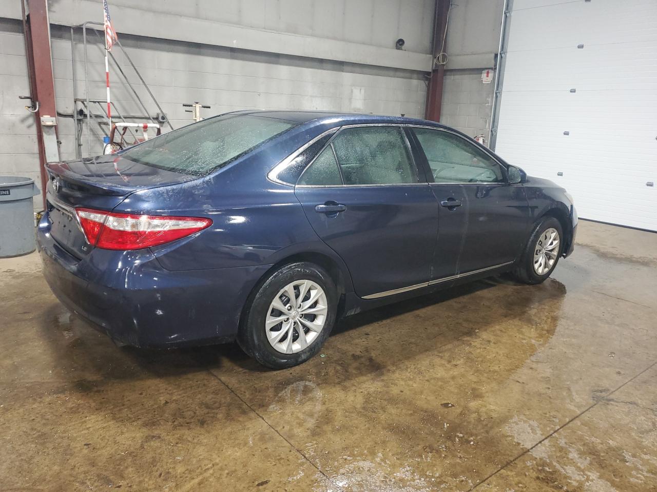 2017 Toyota Camry Le Blue vin: 4T1BF1FK2HU675516 Damage: Right Rear Door, Dent(S) W/ Paint Dmg, 1 To 2 Inches