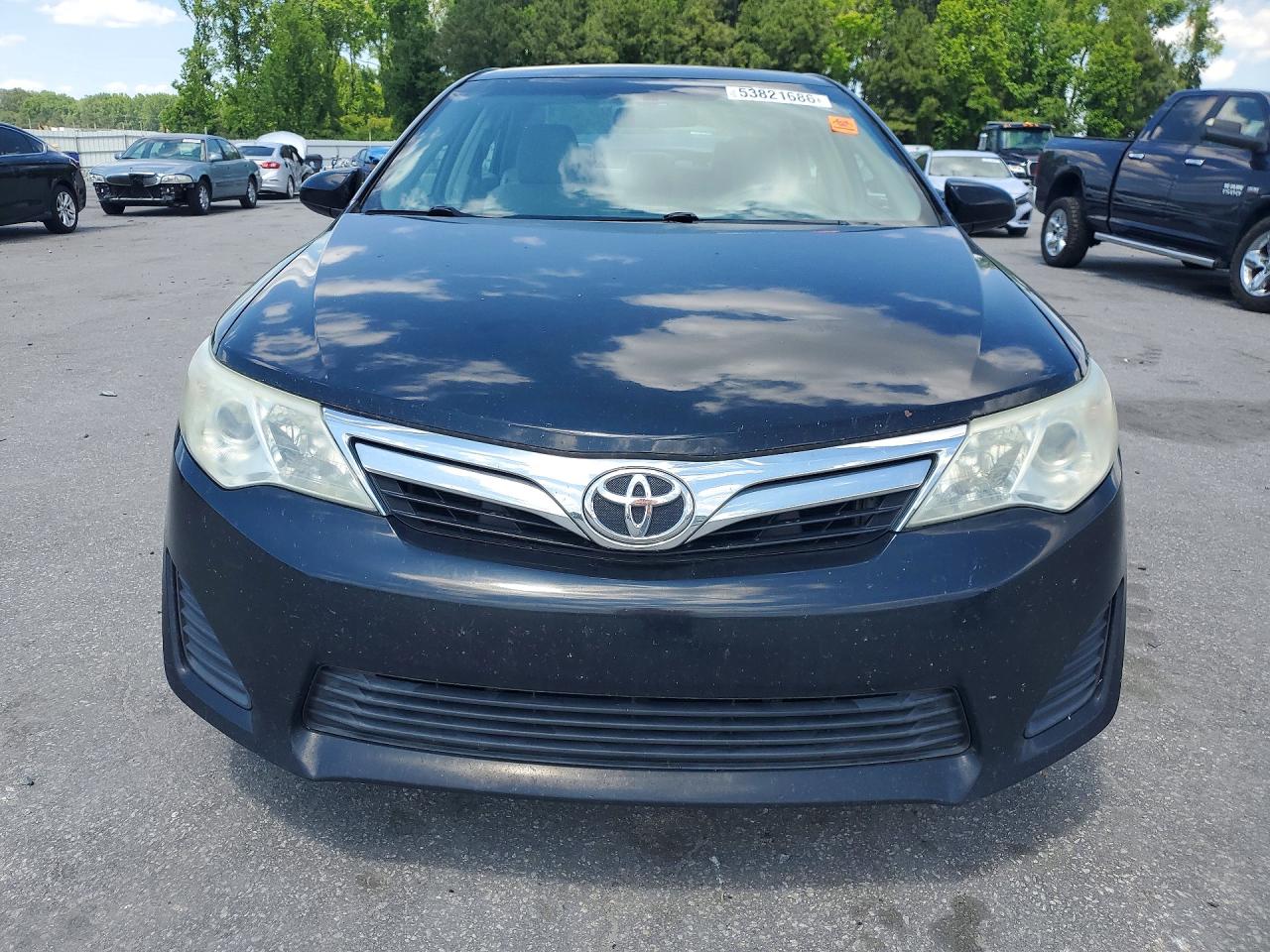 2012 Toyota Camry Le Черный vin: 4T1BF1FK3CU011749