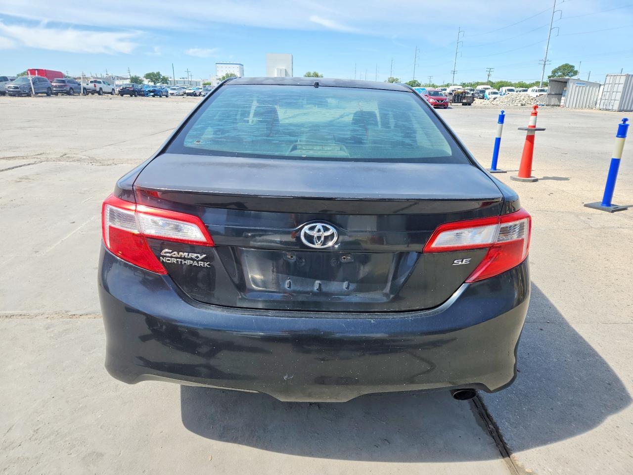 2012 Toyota Camry Se Black vin: 4T1BF1FK3CU014702