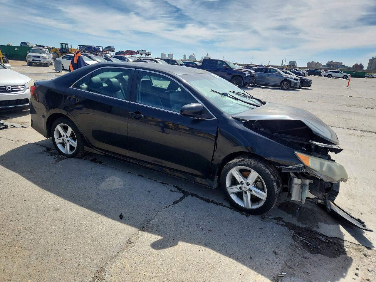 2012 Toyota Camry Se Black vin: 4T1BF1FK3CU014702