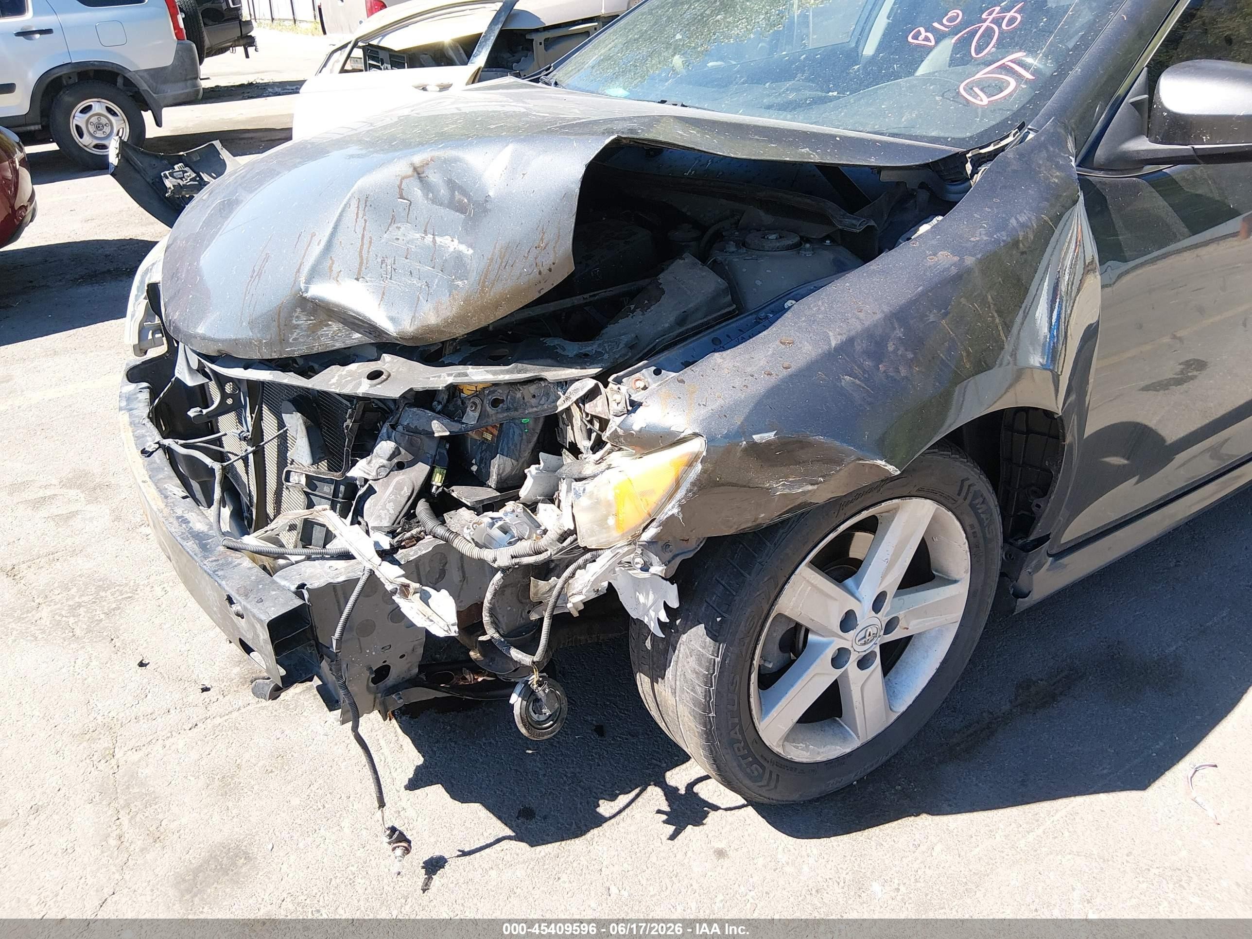 2012 Toyota Camry Se Gray vin: 4T1BF1FK3CU017700