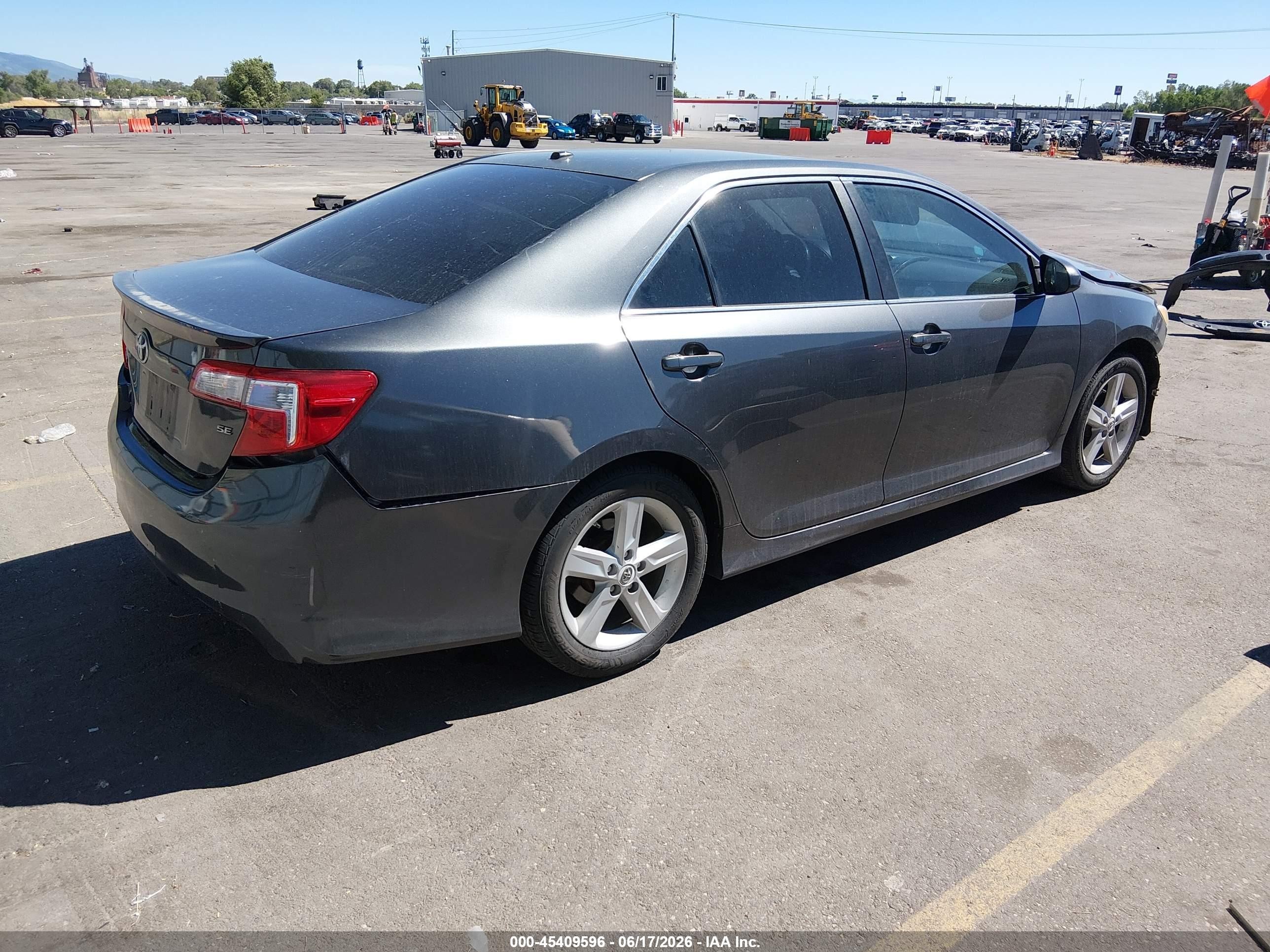2012 Toyota Camry Se Gray vin: 4T1BF1FK3CU017700